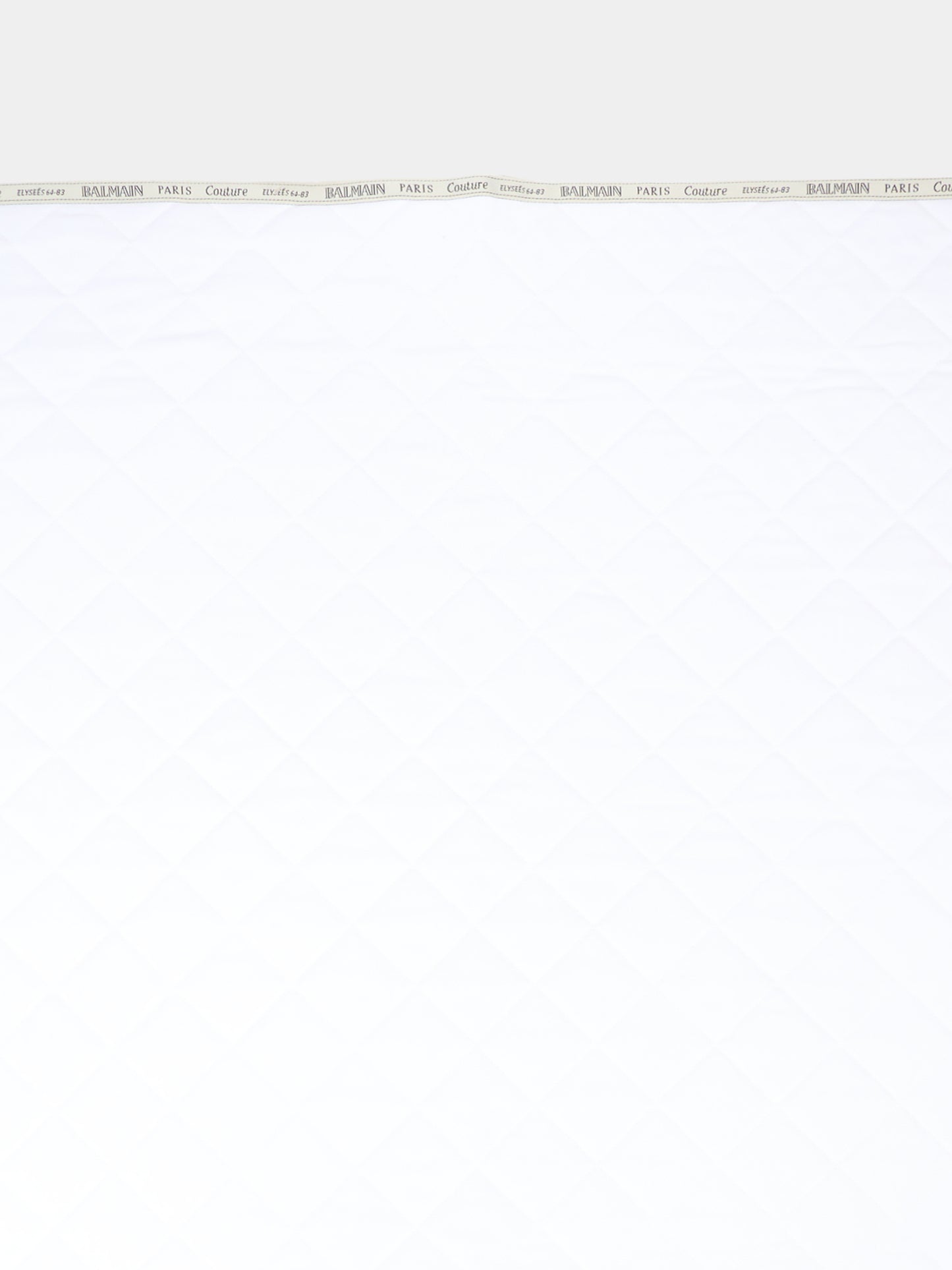 Coperta bianca per neonati con logo,Balmain Kids,BX0560-Z3384 100