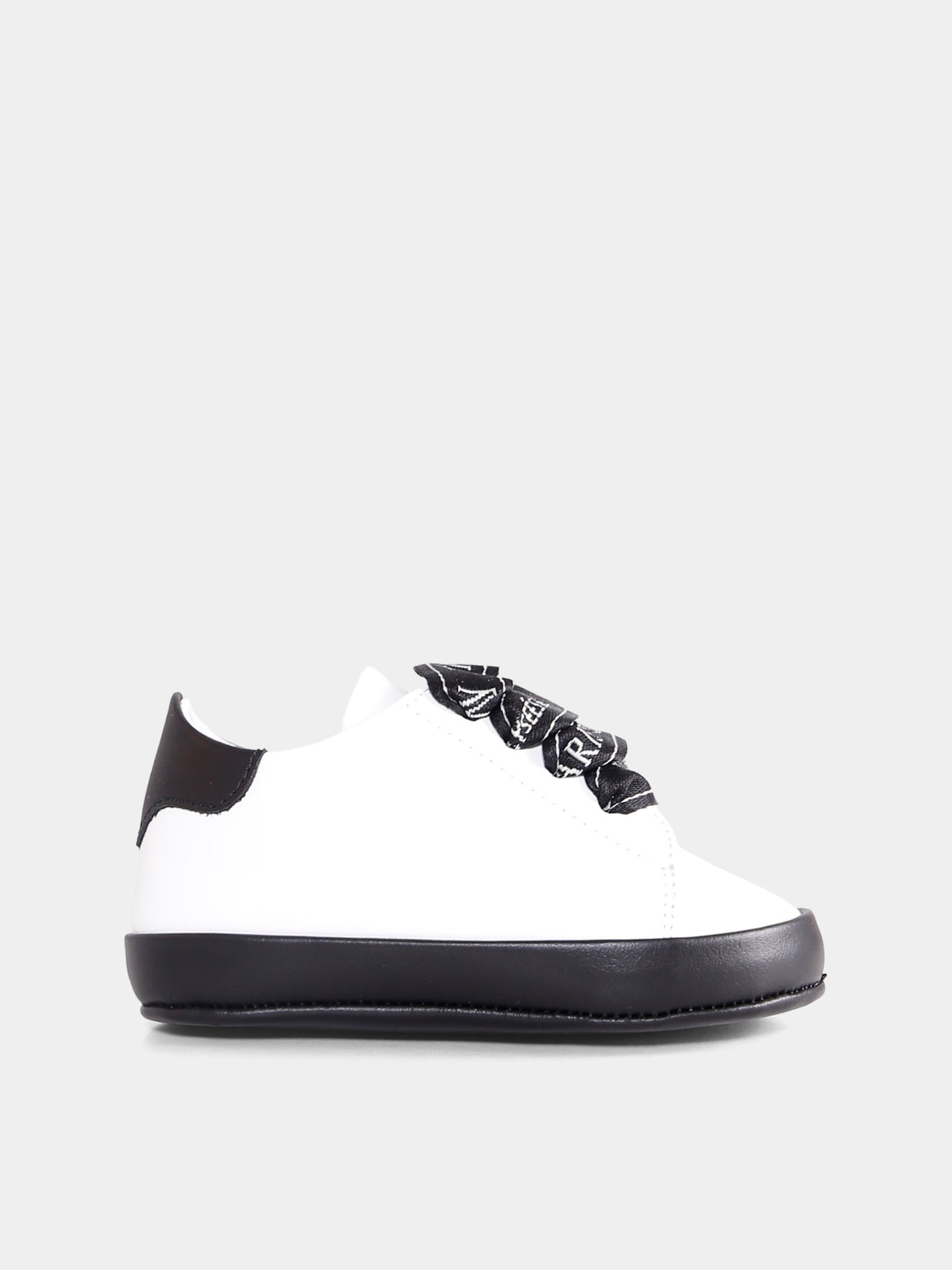 Sneakers bianche per neonati con logo,Balmain Kids,BX0606-Y0051 100NE