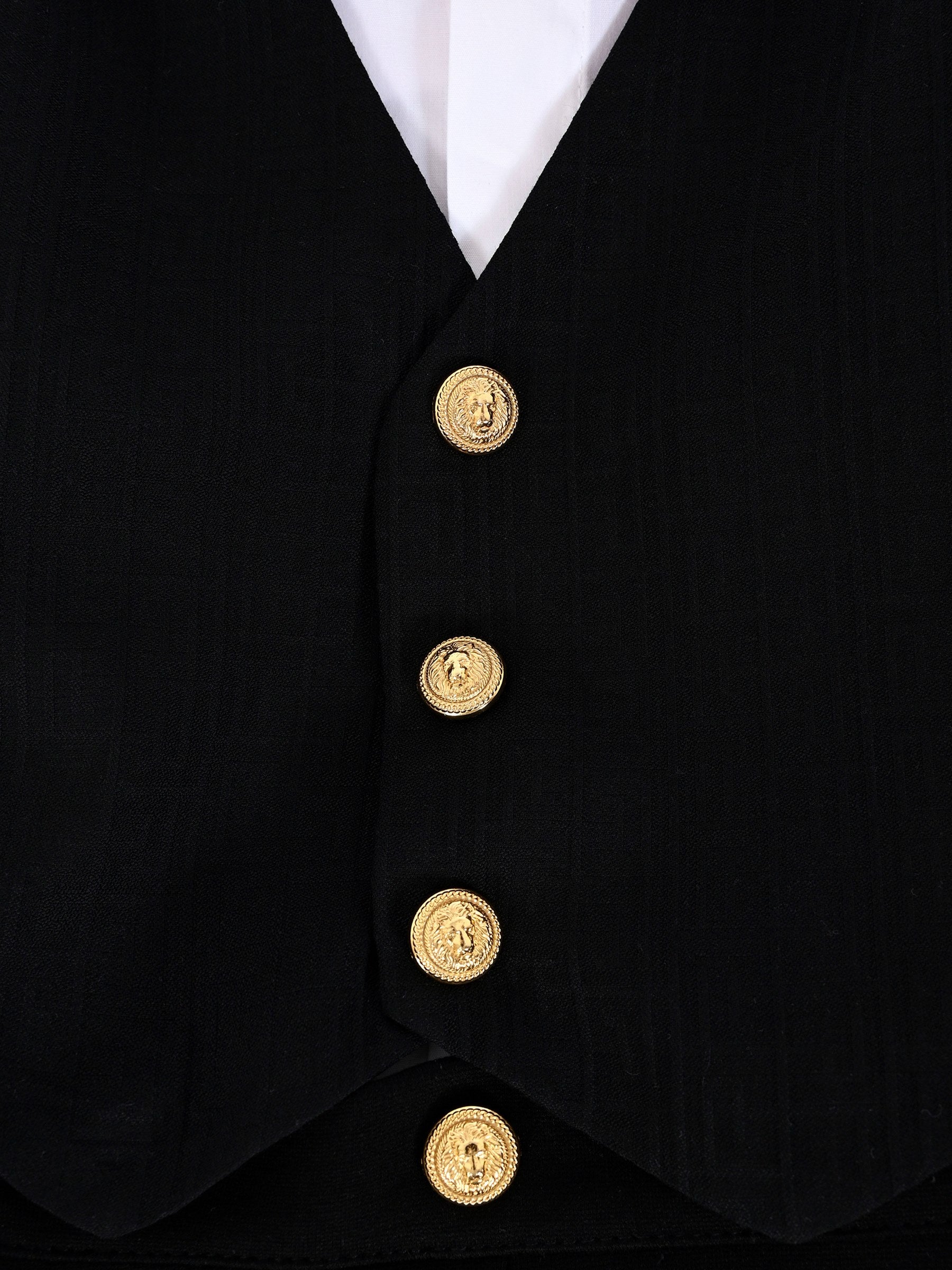 Completo nero per neonato con labirinto,Balmain Kids,BXA51A-J0371 930BC