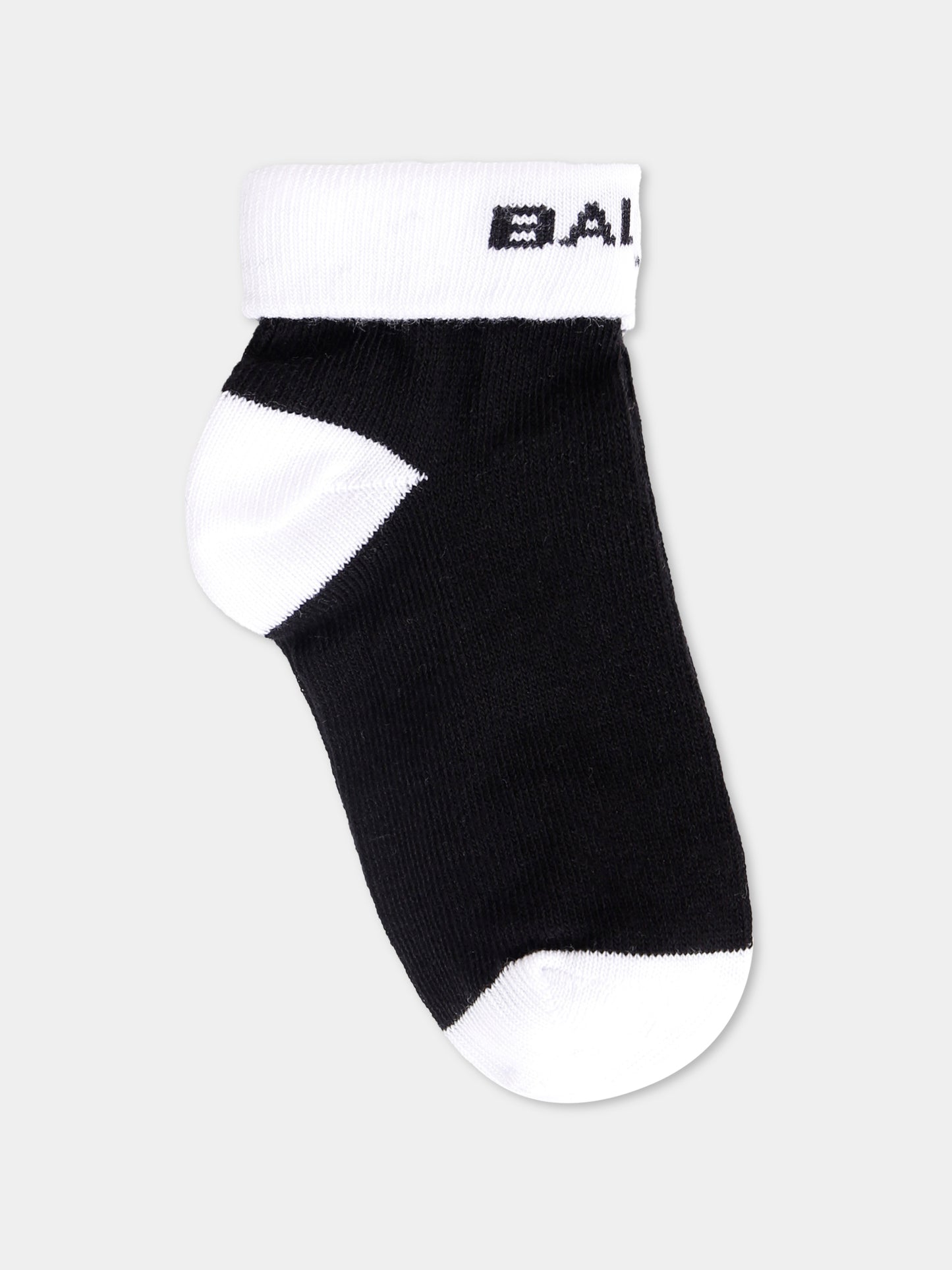 Set calzini multicolor per neonati con logo e iconico labirinto,Balmain Kids,BXB54A-Z0553 999