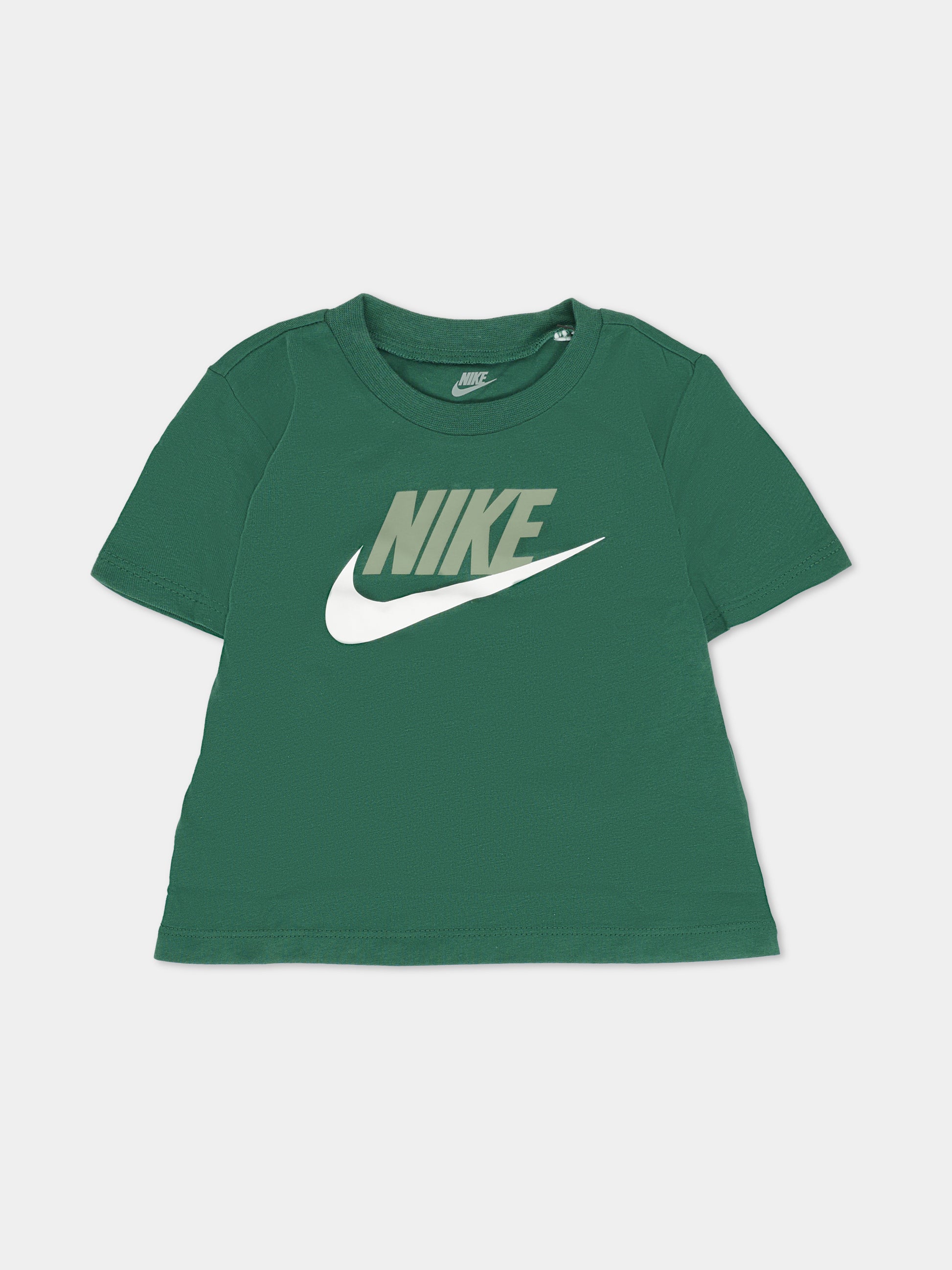 Completo verde per neonato con logo,Nike,56N341 F1J