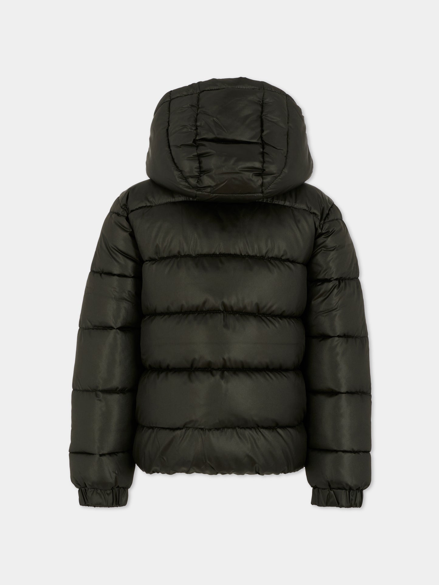 Piumino nero per bambini con logo,Nike,86N074 023