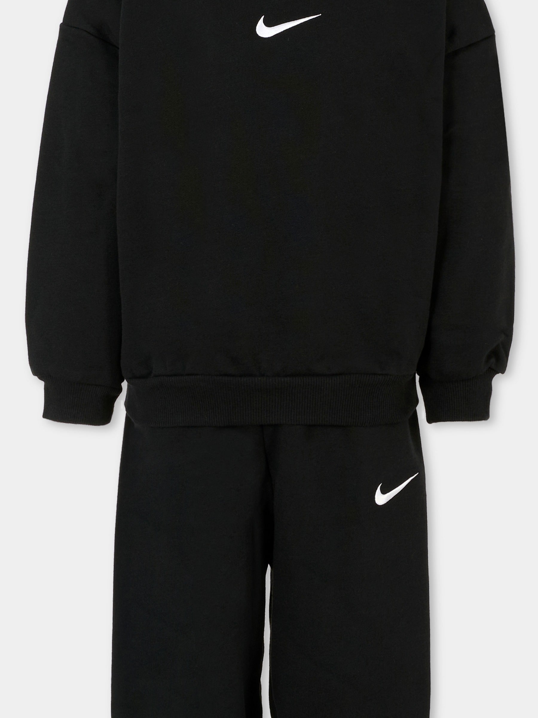 Completo nero per bambini con Swoosh bianco,Nike,86M188 023