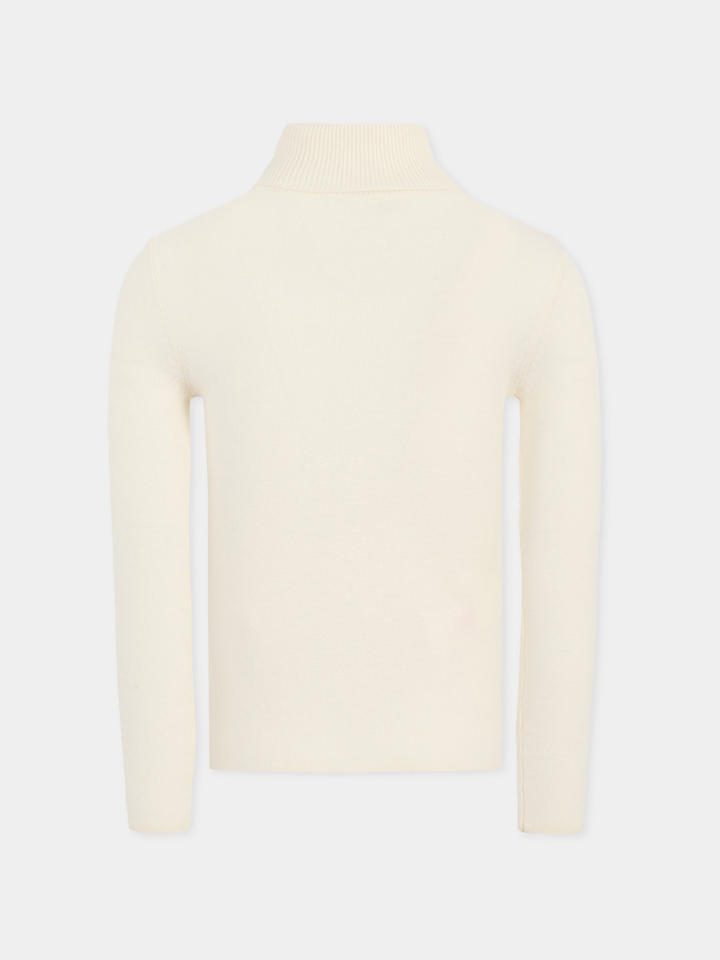 Dolcevita bianco per bambina con logo,Marni Kids,M01497 M00W9 0M114