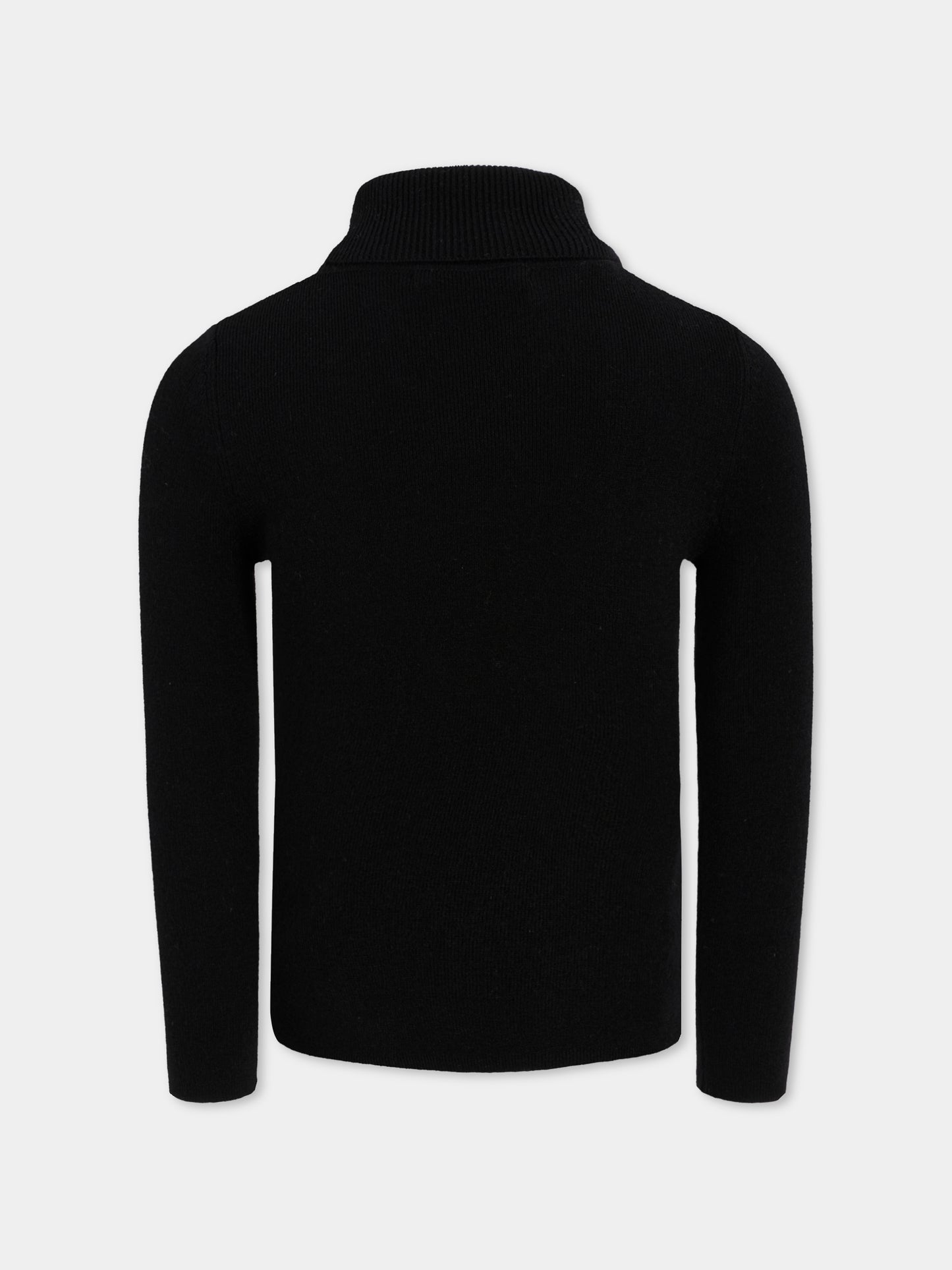 Dolcevita nero per bambina con logo,Marni Kids,M01497 M00W9 0M900