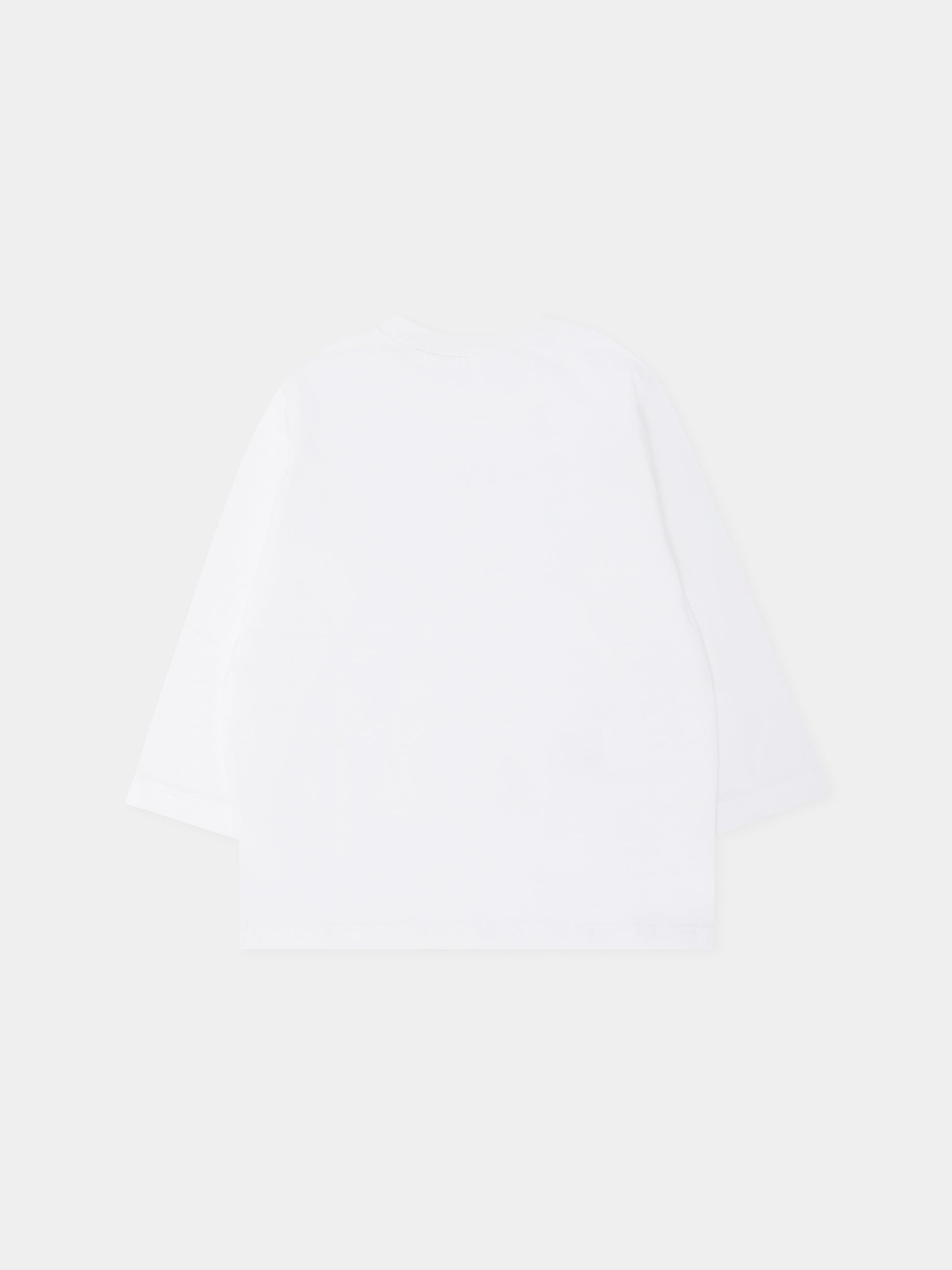 T-shirt bianca per neonati con logo,Marni Kids,M01529 M00RF 0M114