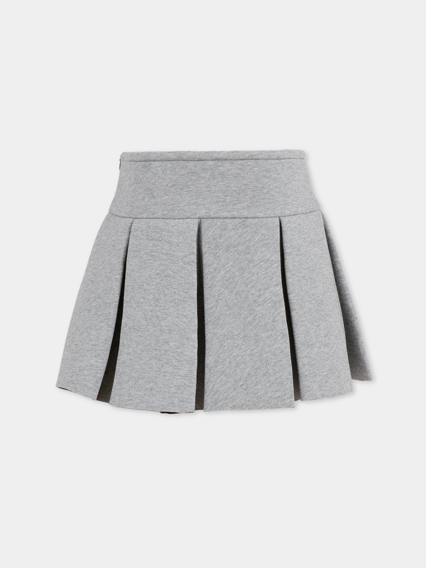 Gonna grigia per bambina con logo,Marni Kids,M01550 M00VC 0M923