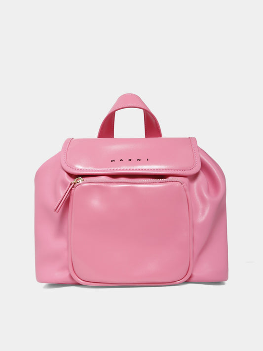 Zaino rosa per bambina con logo,Marni Kids,M01606 M00VY 0M350