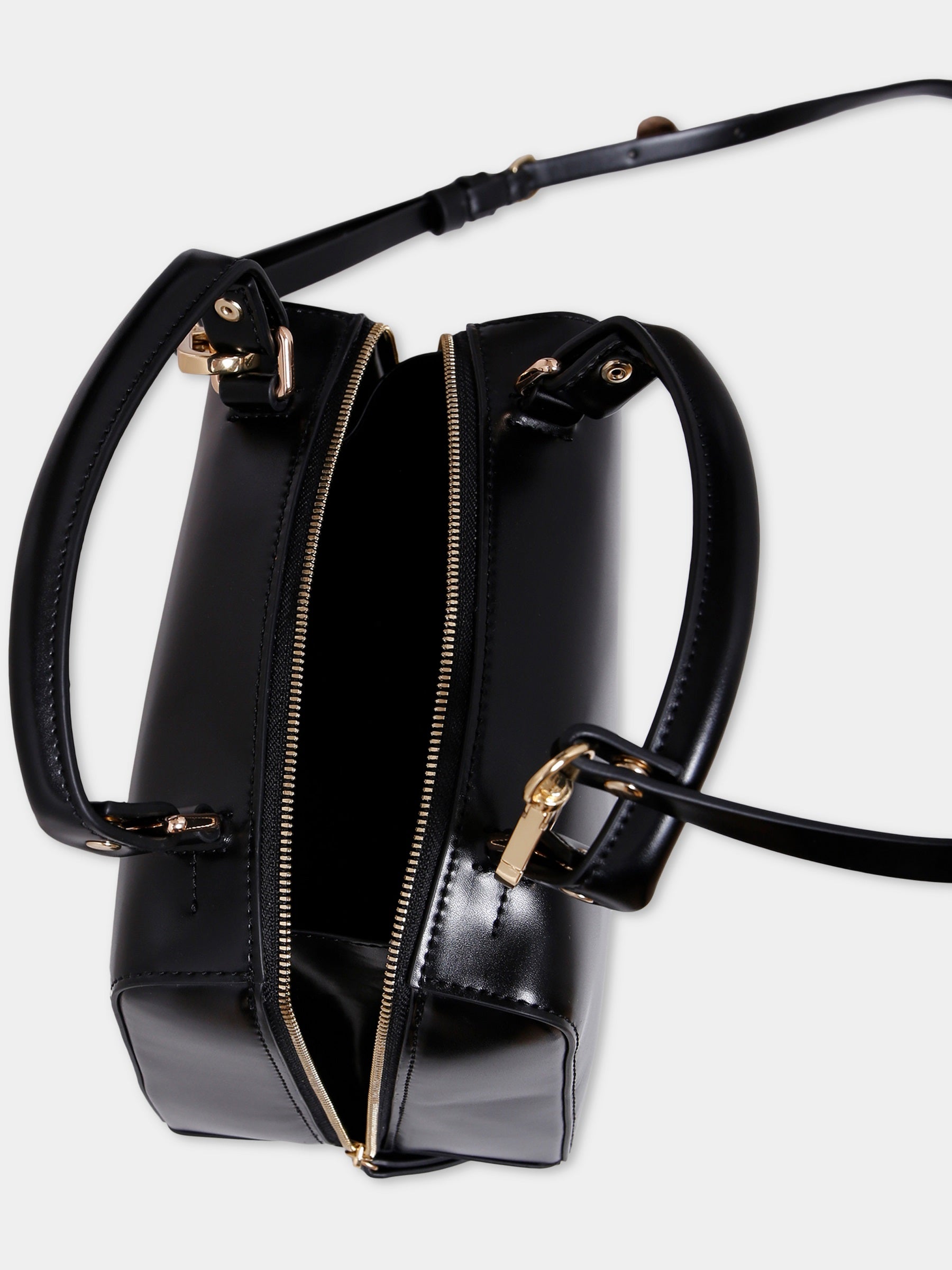 Borsa nera per bambina con logo,Marni Kids,M01608 M00TK 0M900