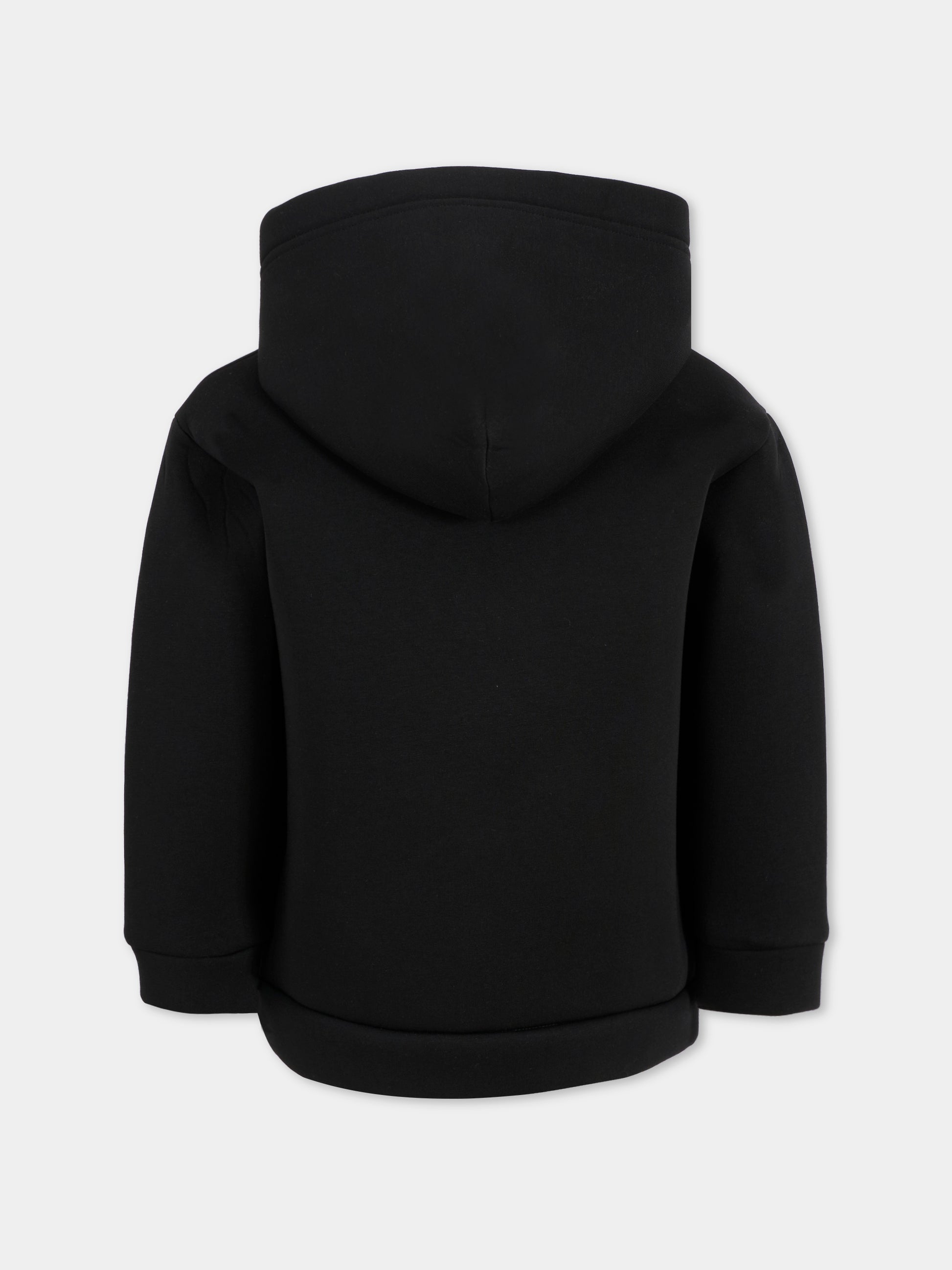 Felpa nera per bambini con logo,Marni Kids,M01625 M00VC 0M900