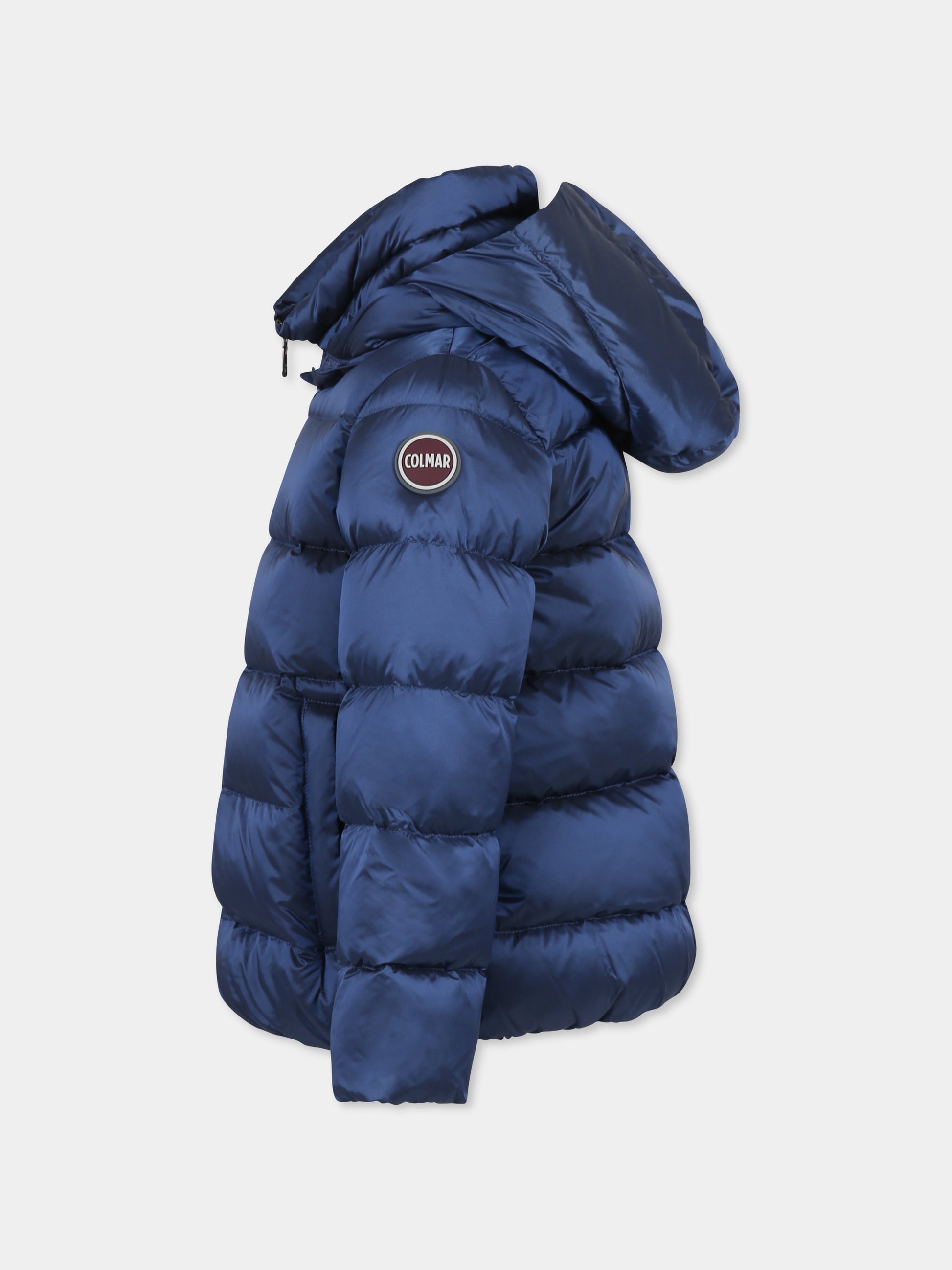 Piumino blu per bambina con logo,Colmar Originals Kids,3452A 2YO 84