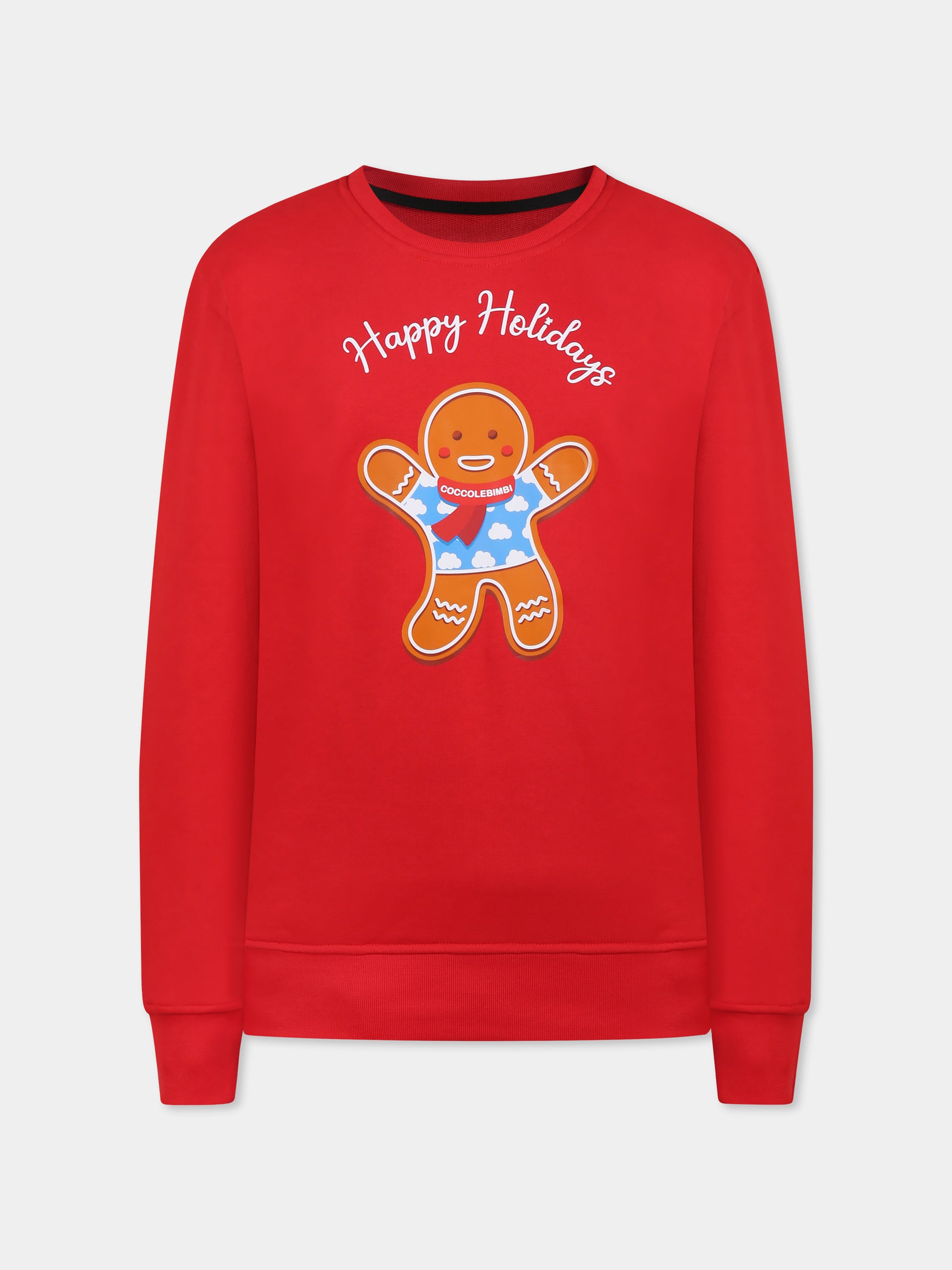 Il mondo di Meg x CoccoleBimbi felpa rossa per adulti con iconico Ginger Bread,Coccolebimbi Limited,COCCOLEBIMBI X IL MONDO DI MEG