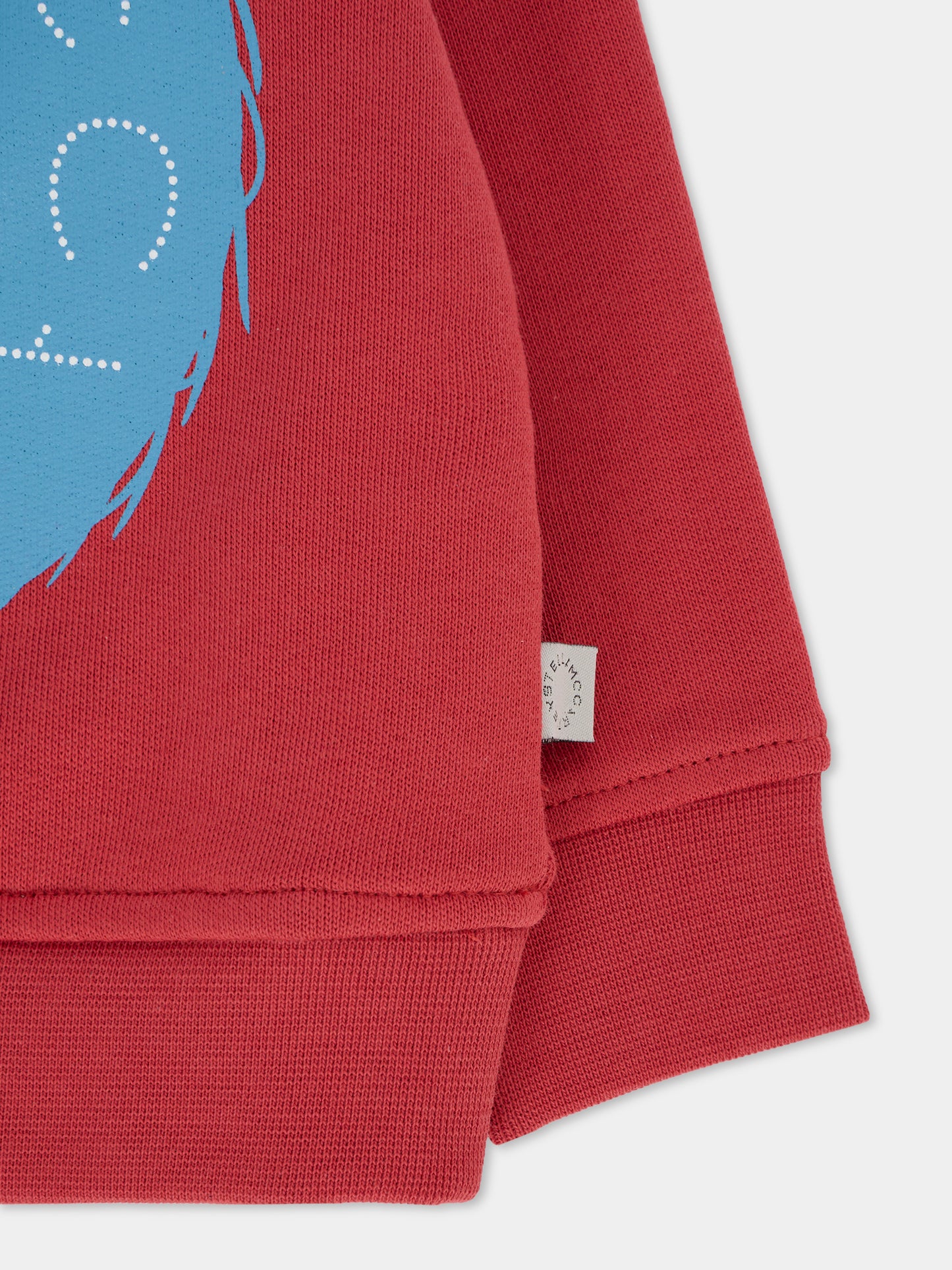 Felpa bordeaux per neonato con stampa mostro,Stella Mccartney Kids,TX4560 Z0453 304