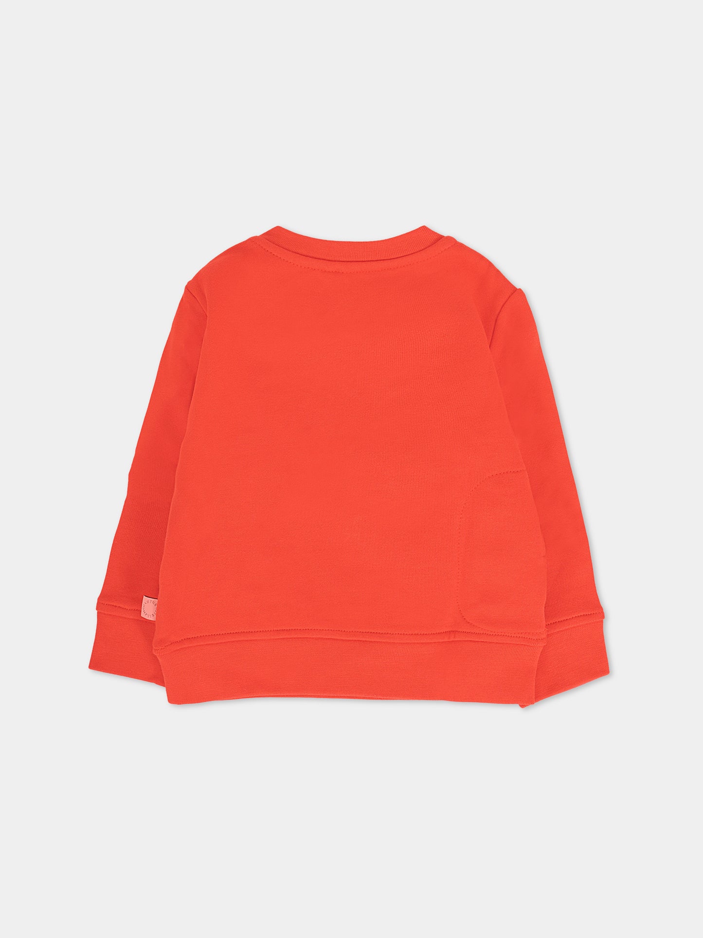 Felpa rossa per neonati con babbo natale,Stella Mccartney Kids,TX4620 Z3059 421