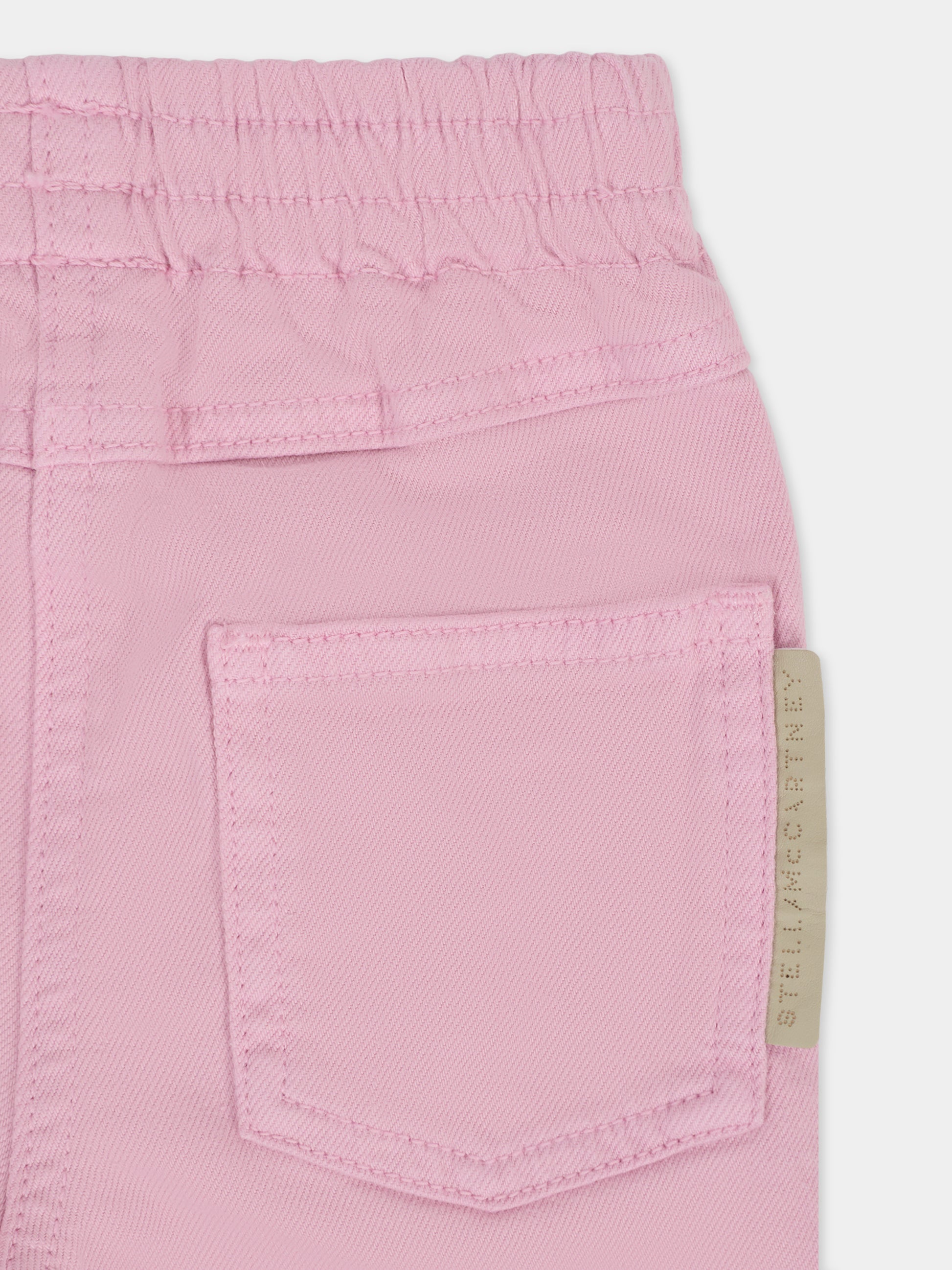 Pantaloni rosa per neonata,Stella Mccartney Kids,TX6110 Z0156 568
