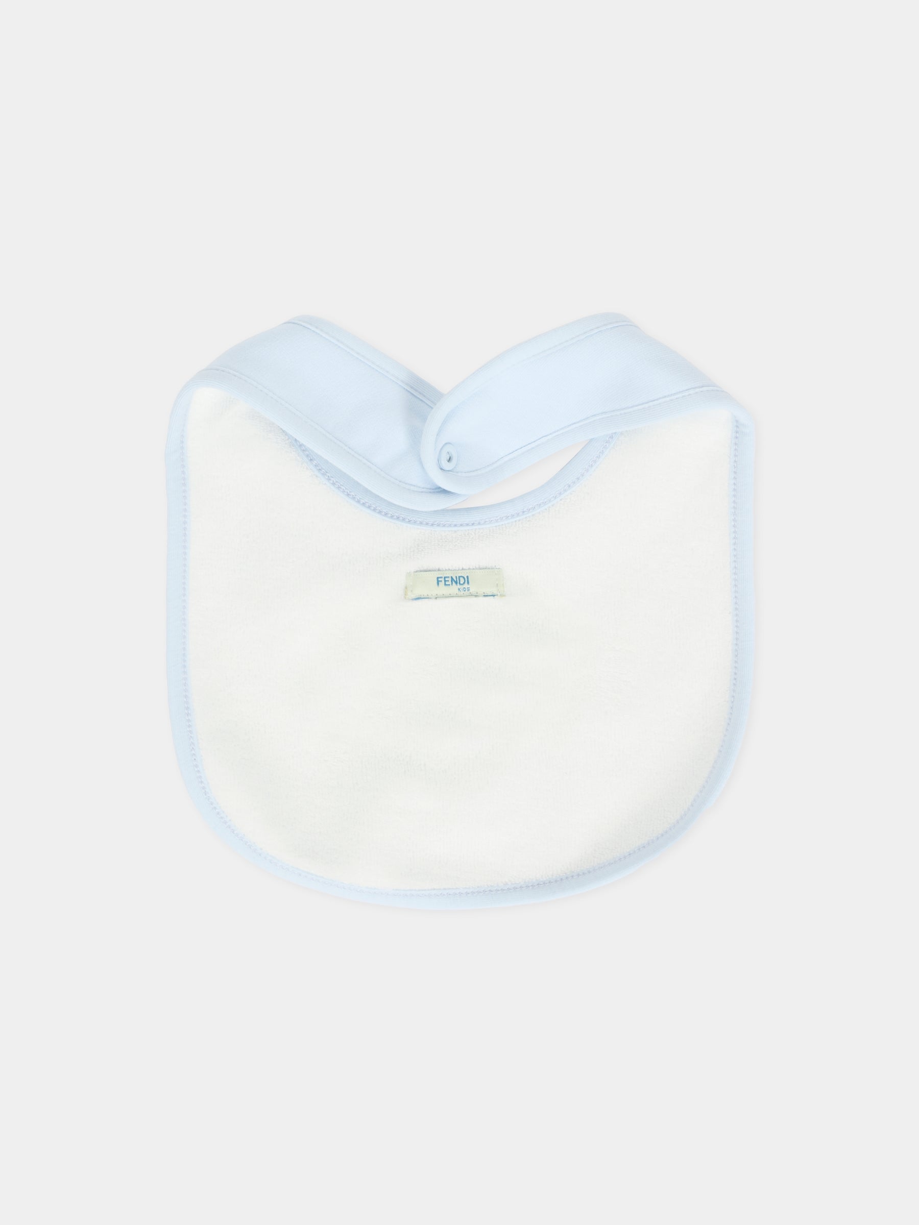 Set tutine celeste per neonato con logo,Fendi Kids,BUK146 8RA F19J4