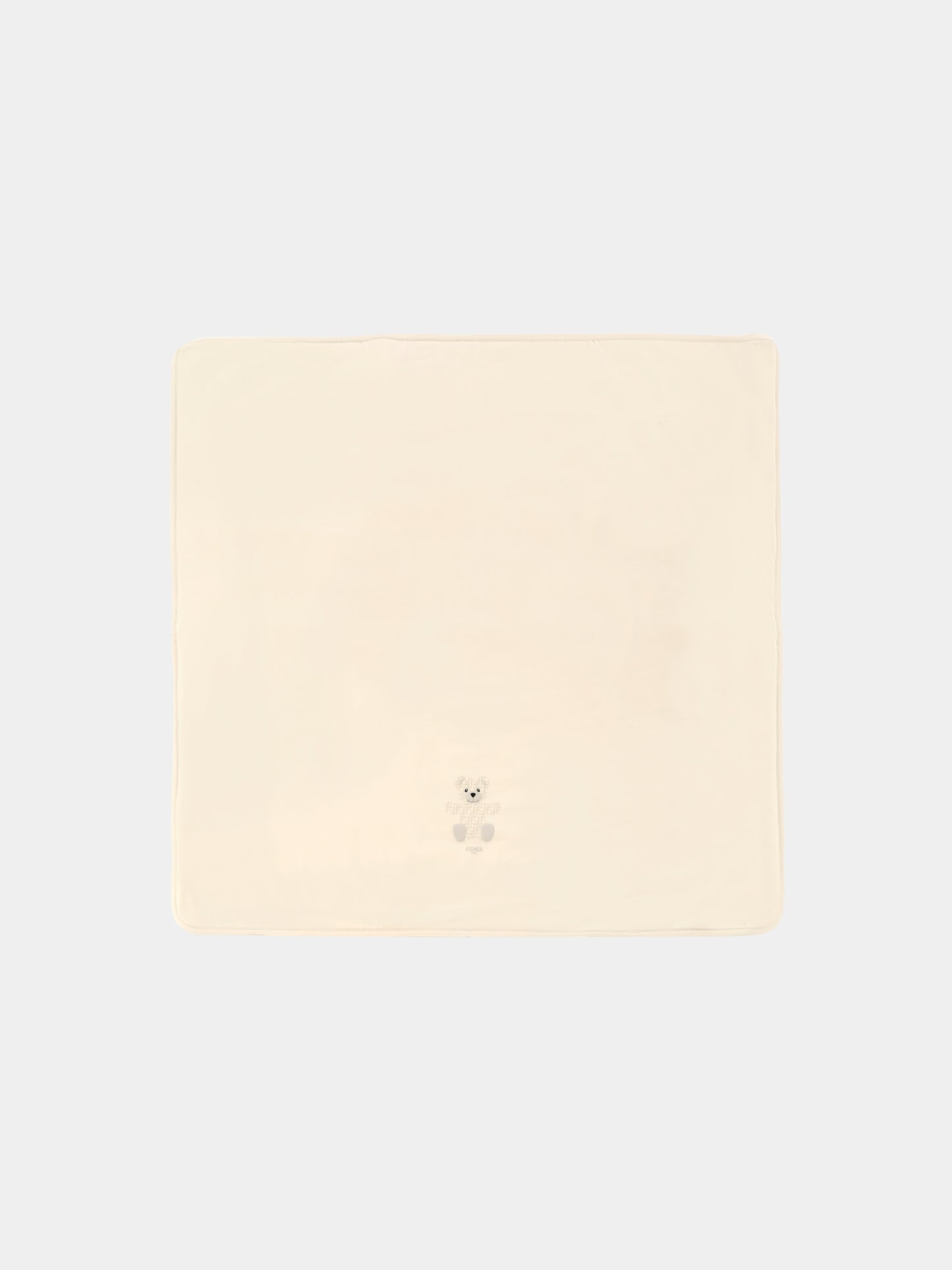 Coperta beige per neonati con orsetto fendi,Fendi Kids,BUJ305 ST8 F19J5