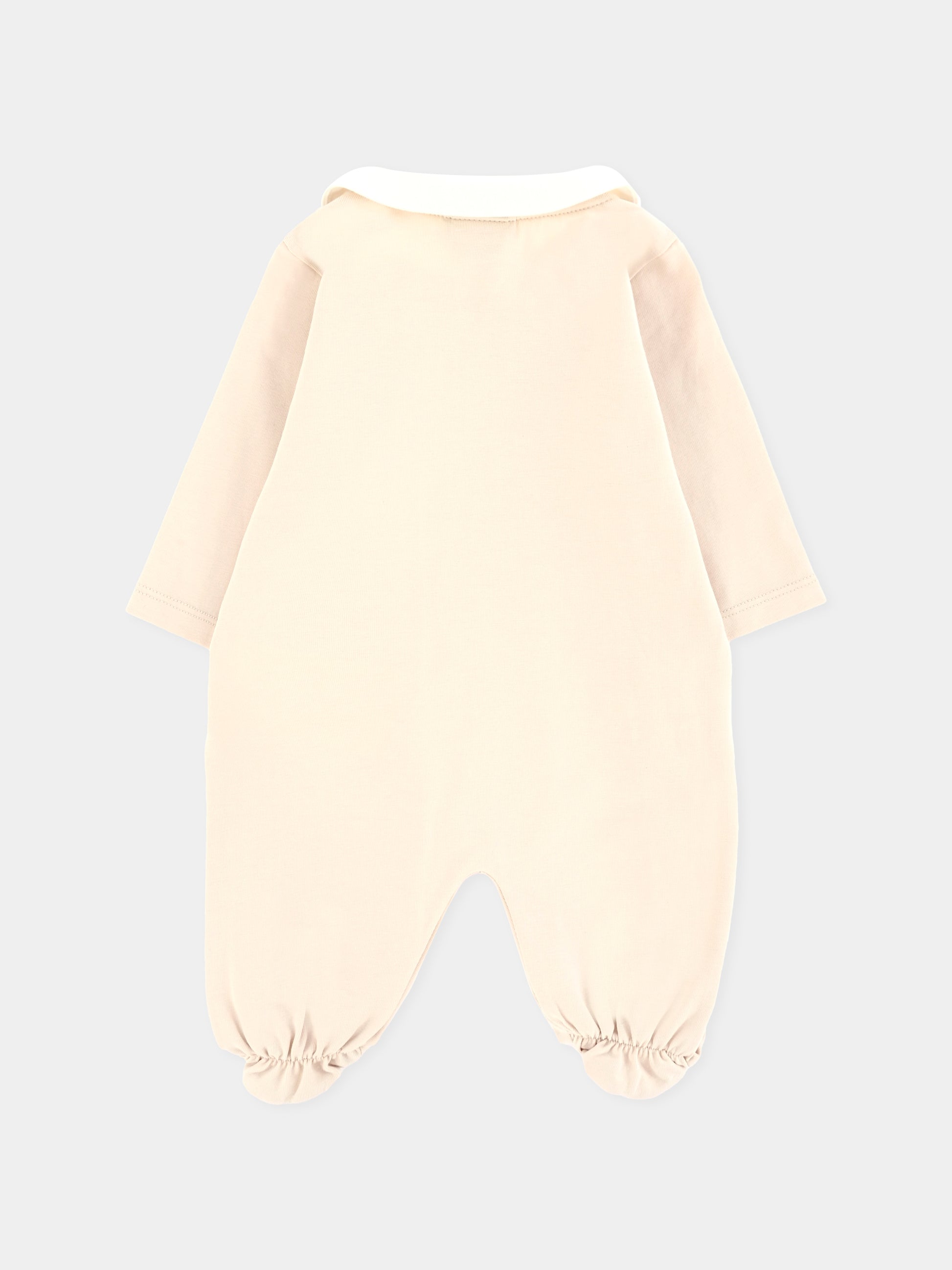 Set tutine beige per neonati con orsetto Fendi,Fendi Kids,BUK141 ST8 F19J5