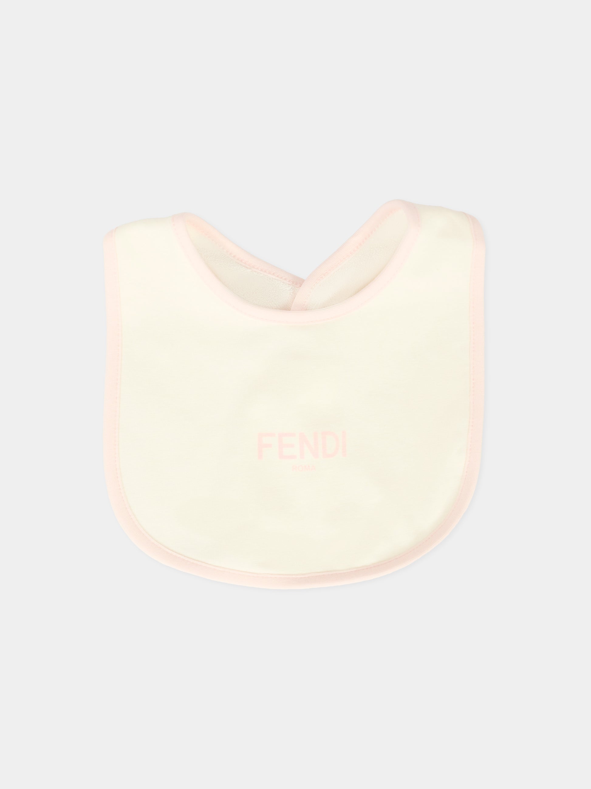 Set tutine rosa per neonata con orsetto Fendi,Fendi Kids,BUK141 ST8 F0C11