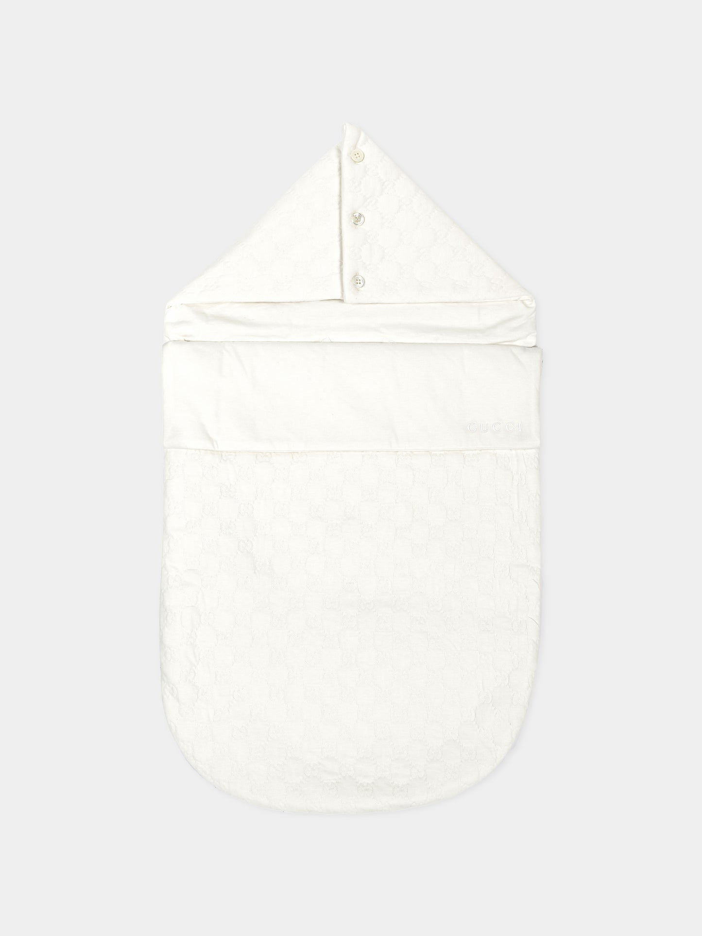 Sacco nanna avorio per neonato GG,Gucci Kids,793373 XJHH4 9024