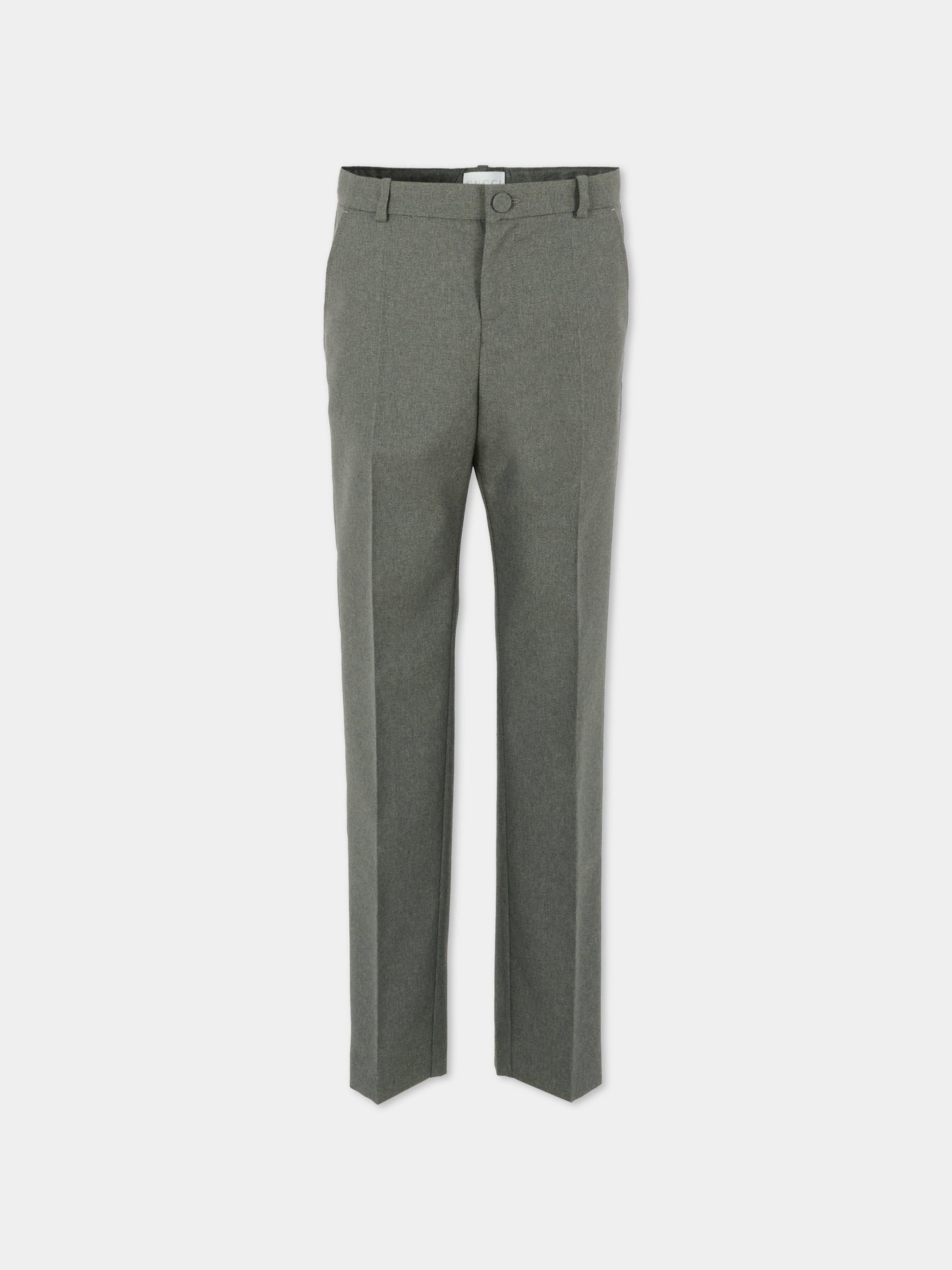 Pantaloni grigi per bambino con logo,Gucci Kids,831674 XWA1Z 1401