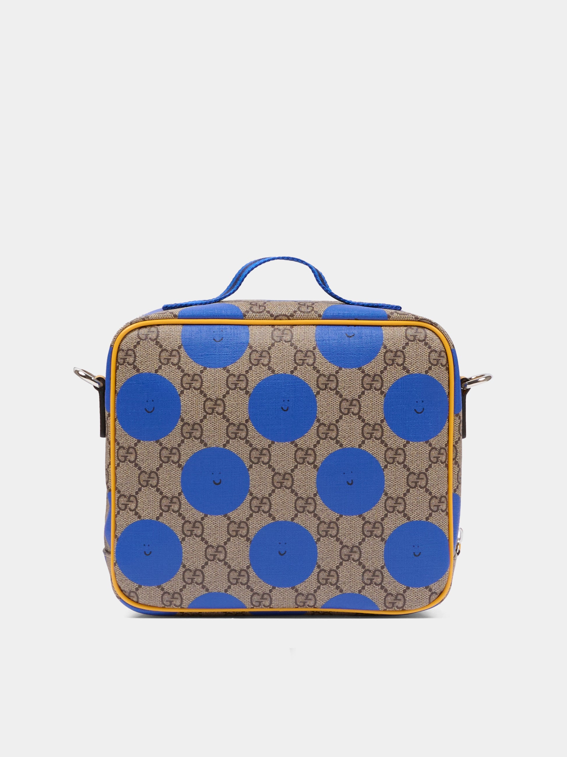 Borsa blu per bambini con sole sorridente,Gucci Kids,835842 FAER3 9443