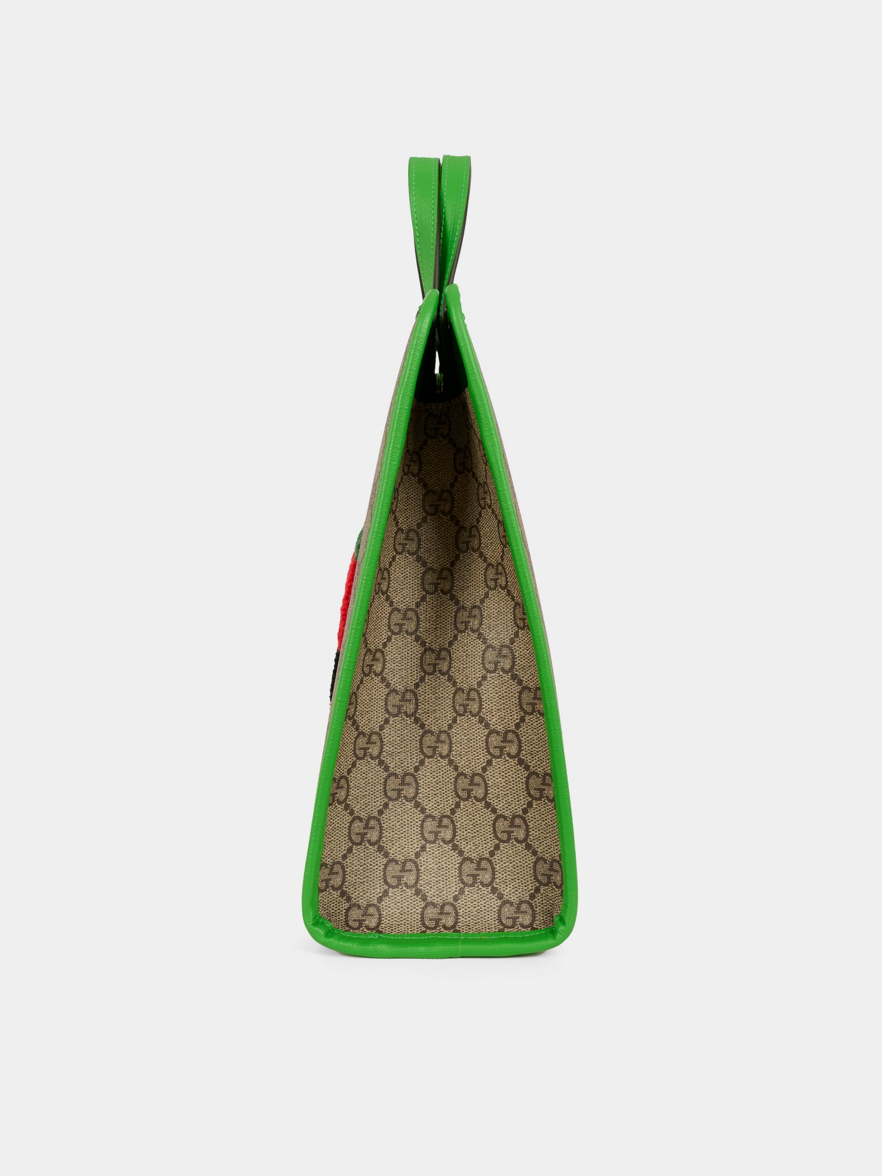 Borsa beige per bambina con cane e fragola,Gucci Kids,605614 FAER4 9780