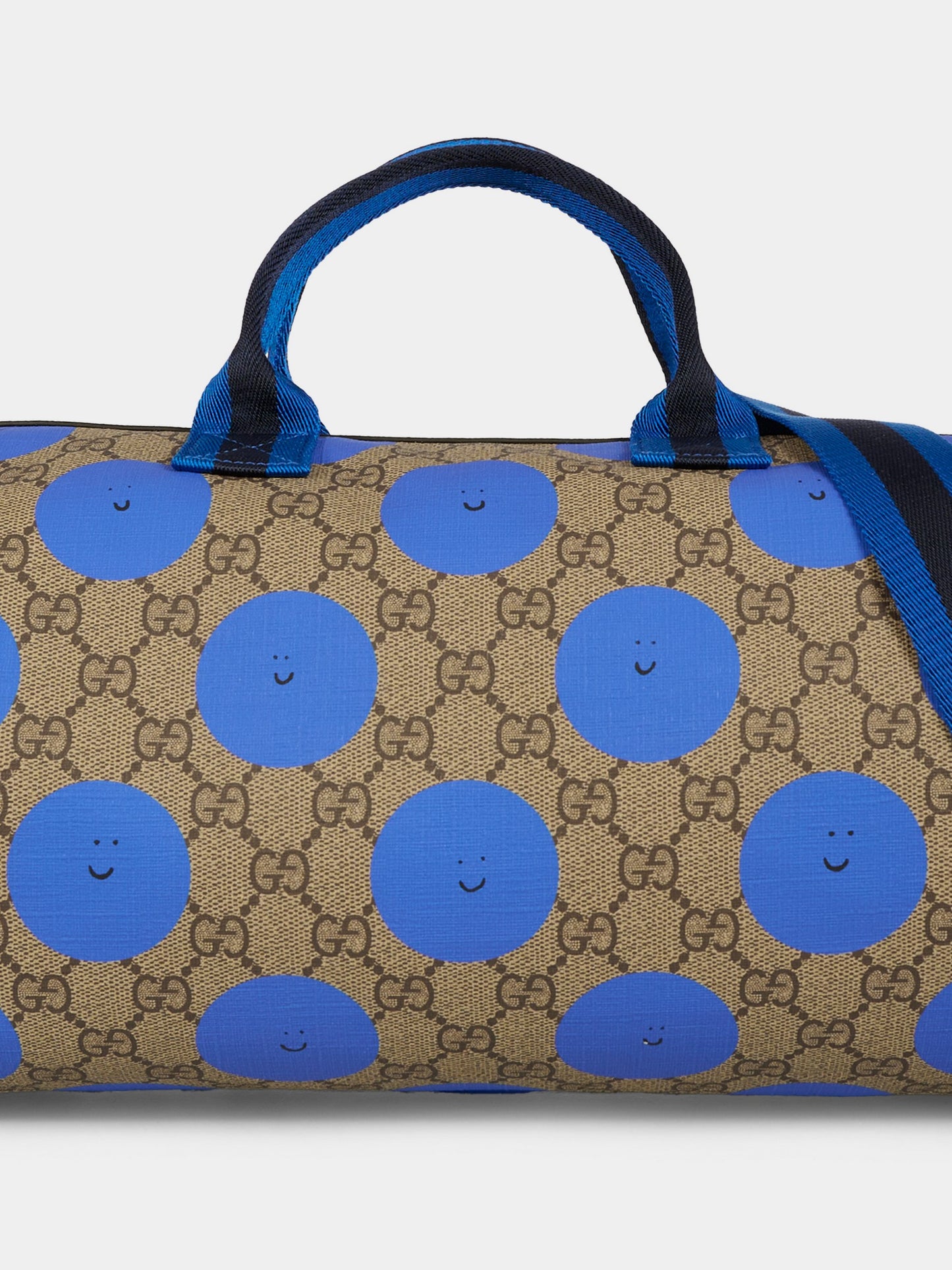 Borsa blu per bambina con sole sorridente,Gucci Kids,793849 FAER3 9443