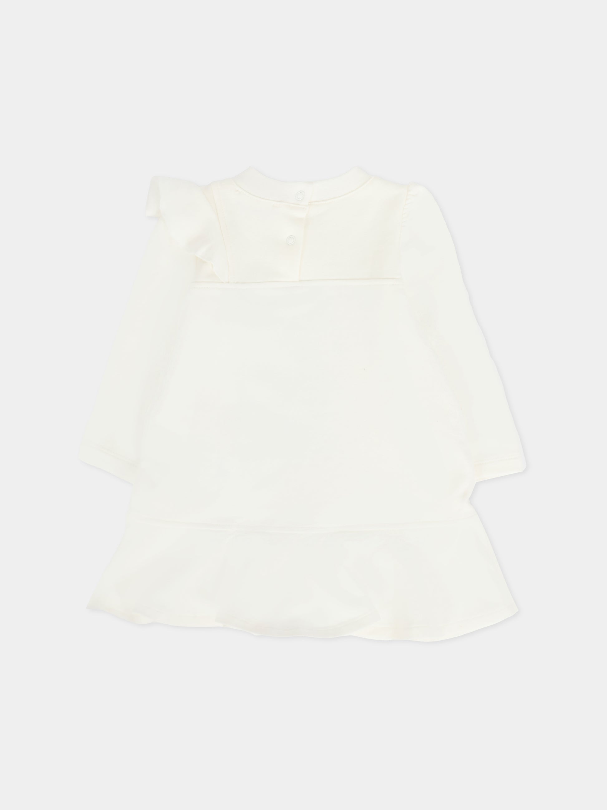 Vestito avorio per neonata con Minnie,Monnalisa,39F903 6004 0001