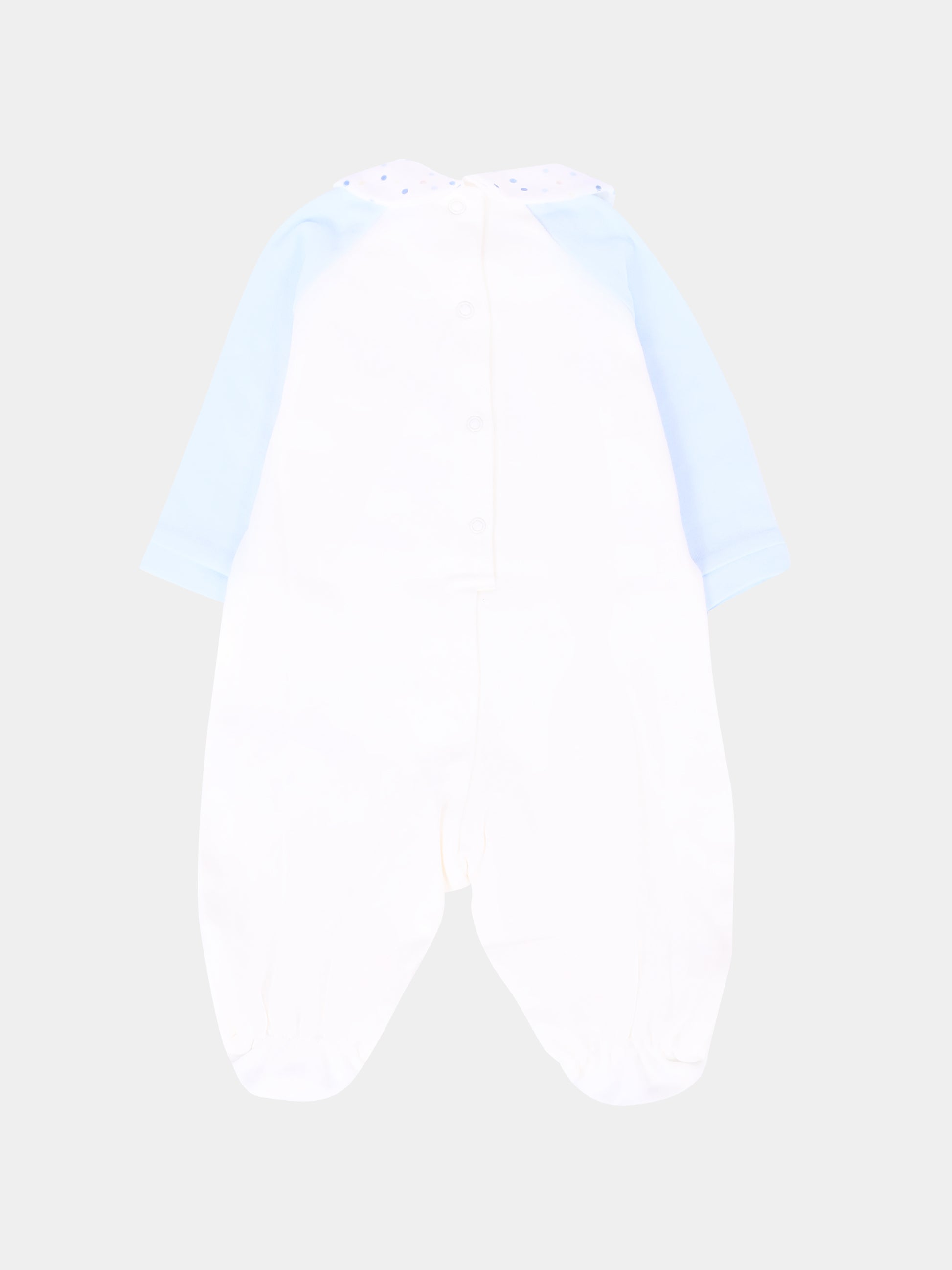 Set tutina bianco per neonato con arcobaleno,Monnalisa,22F503 6000 0152