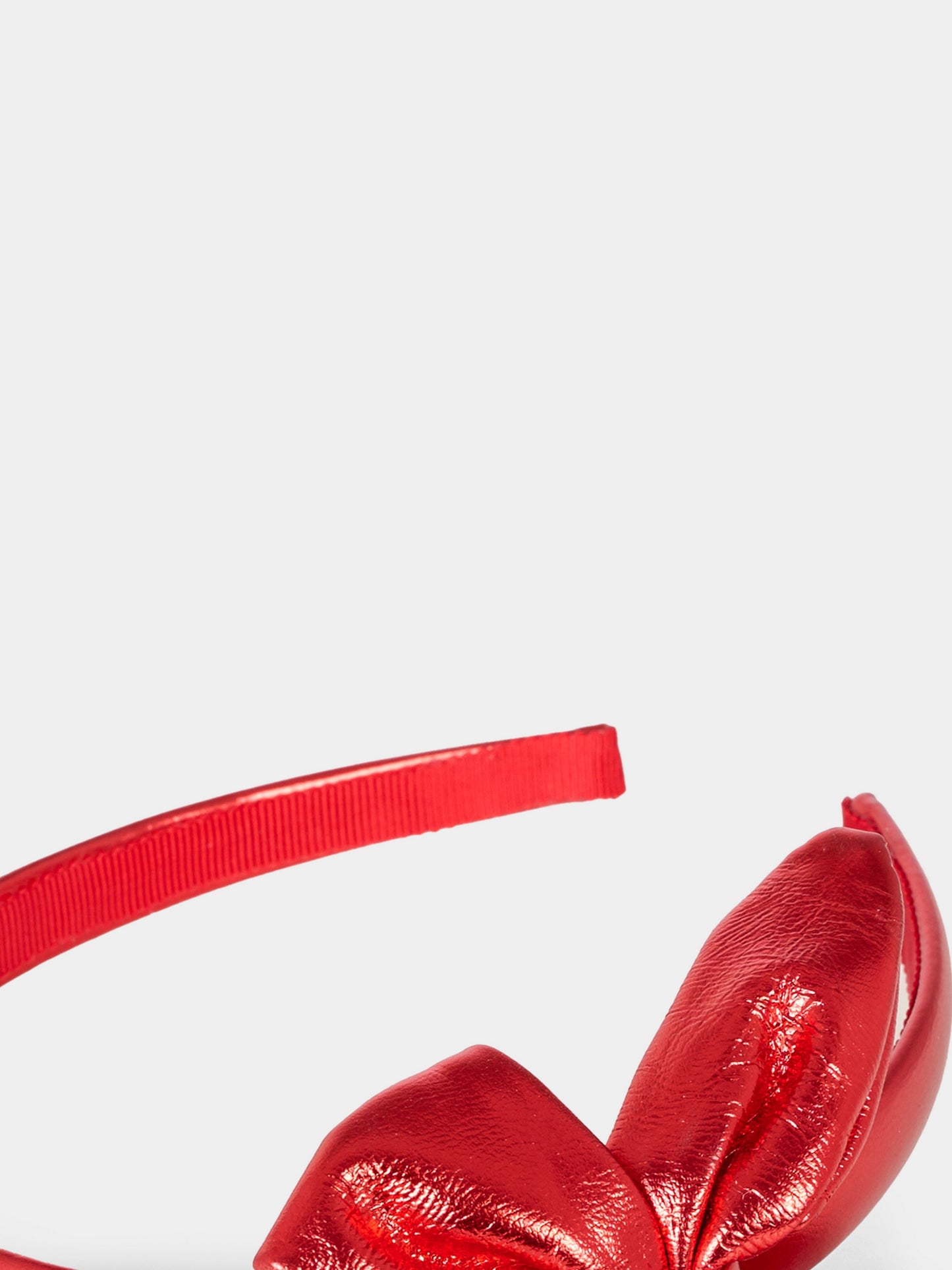 Cerchietto rosso per bambina con fiocco,Monnalisa,17F001 6073 0043