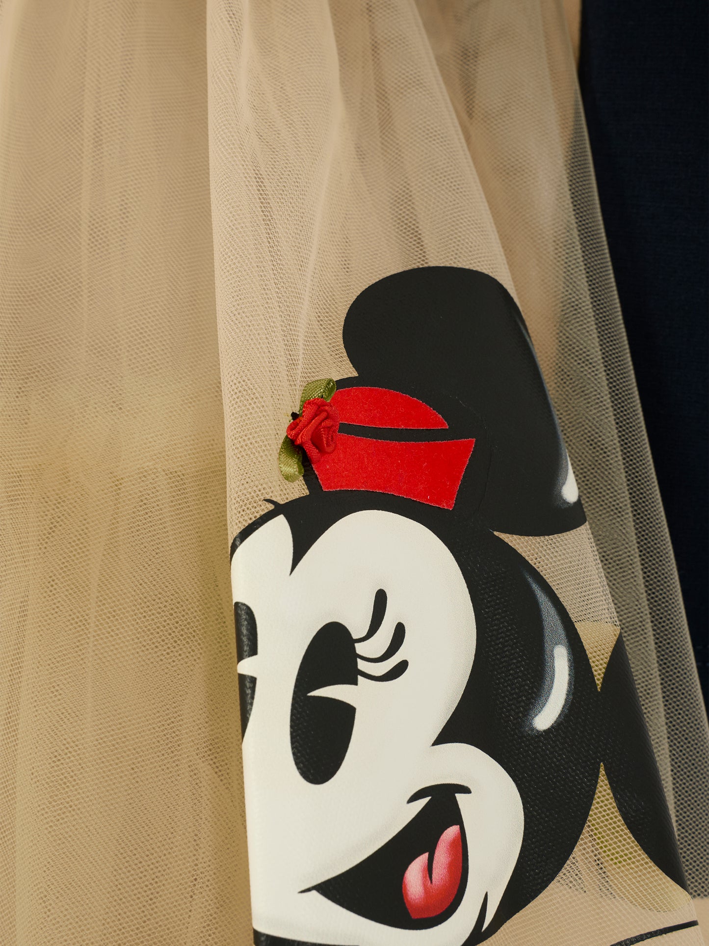 Vestito blu per bambina con Minnie,Monnalisa,11F908 6207 056S