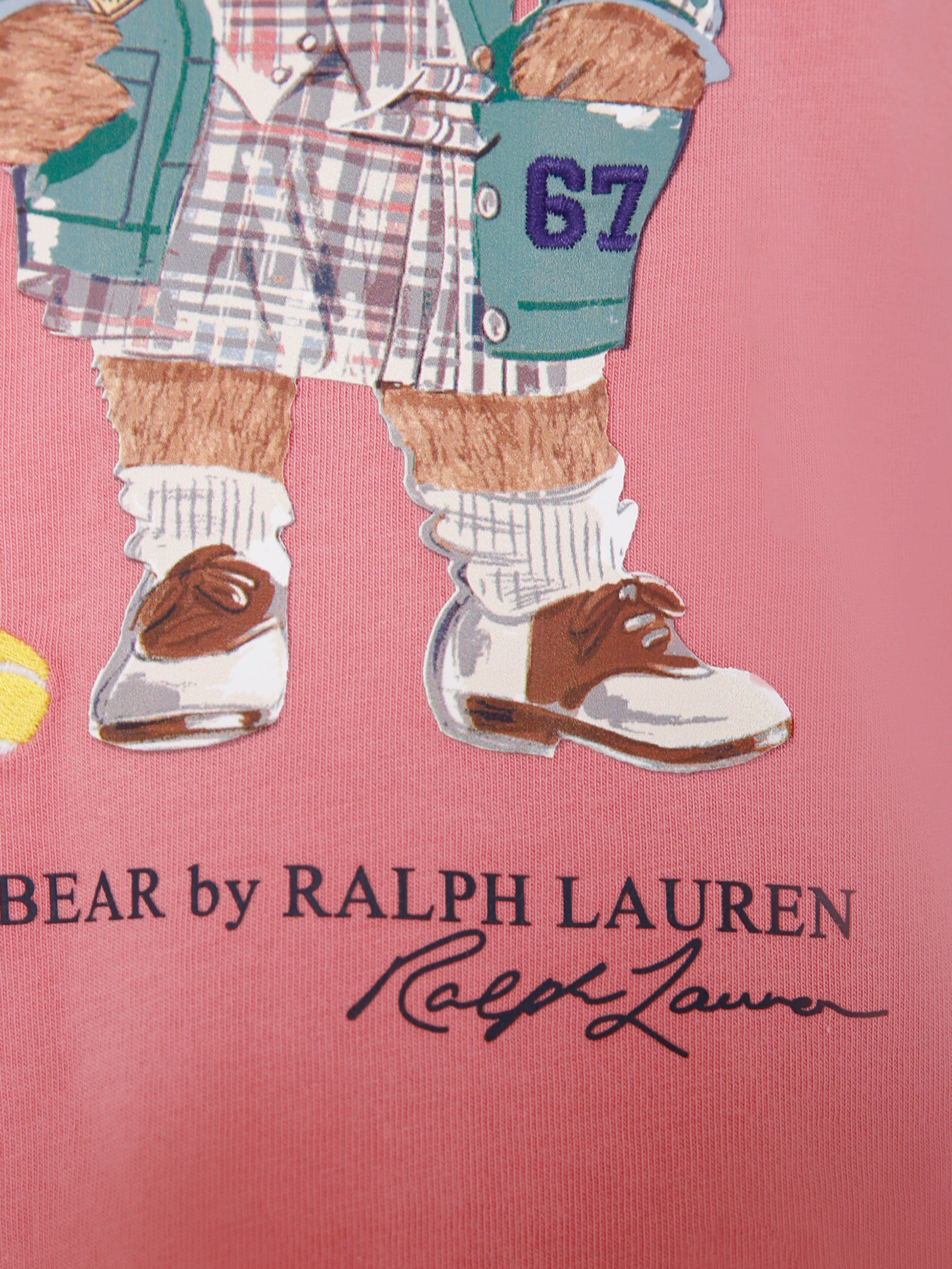 Vestito rosa per bambina con Polo Bear,Ralph Lauren Kids,971130001