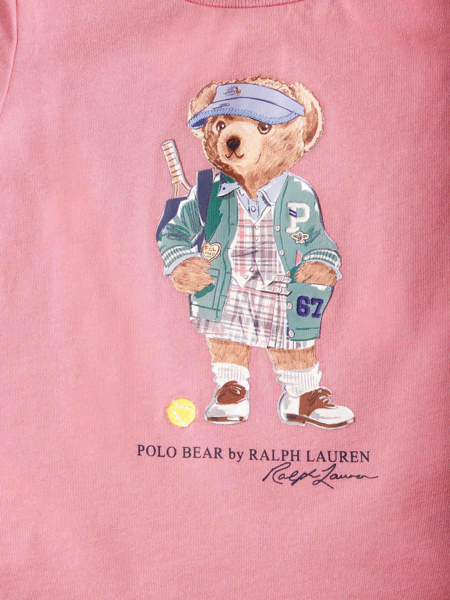 Vestito rosa per neonata con Polo Bear,Ralph Lauren Kids,971130001