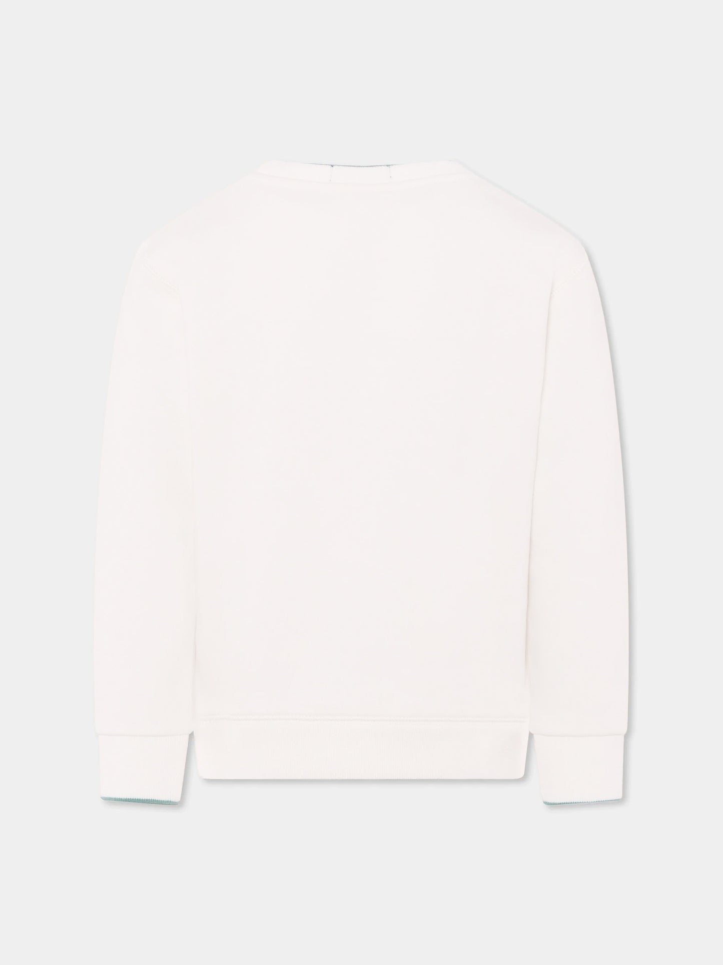 Felpa bianca per bambino con Polo Bear,Ralph Lauren Kids,971483001