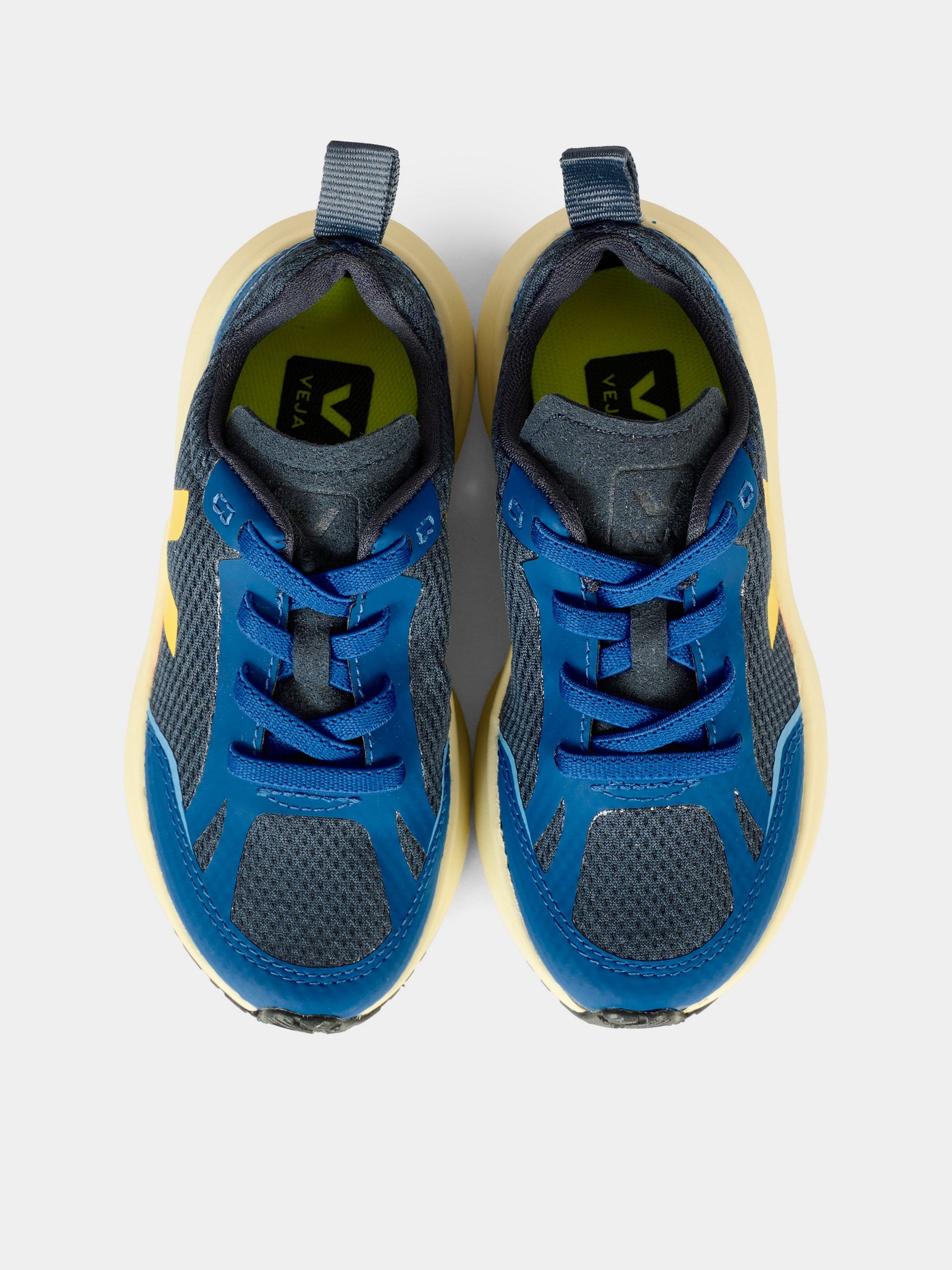 Sneakers blu Canary per bambino con logo,Veja,YL1820624C