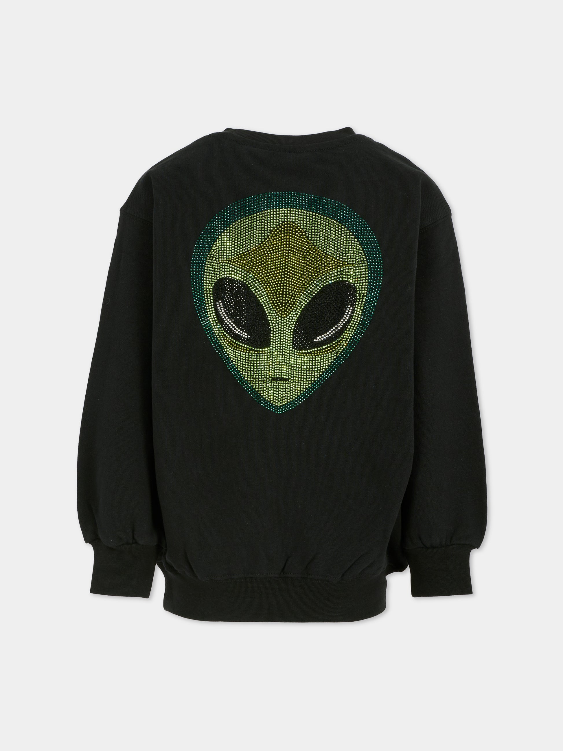 Felpa Monti nera per bambino con alieno,Molo,6W25J211 9615