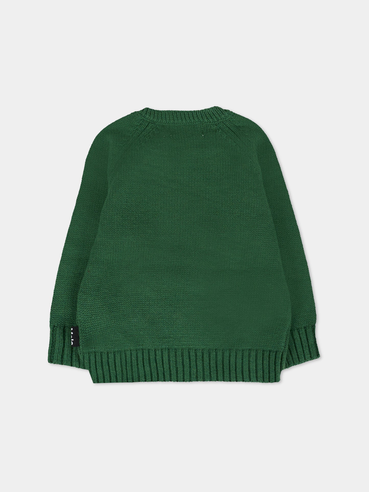 Maglione Bless verde per neonati con cane,Molo,6W25K204 9666