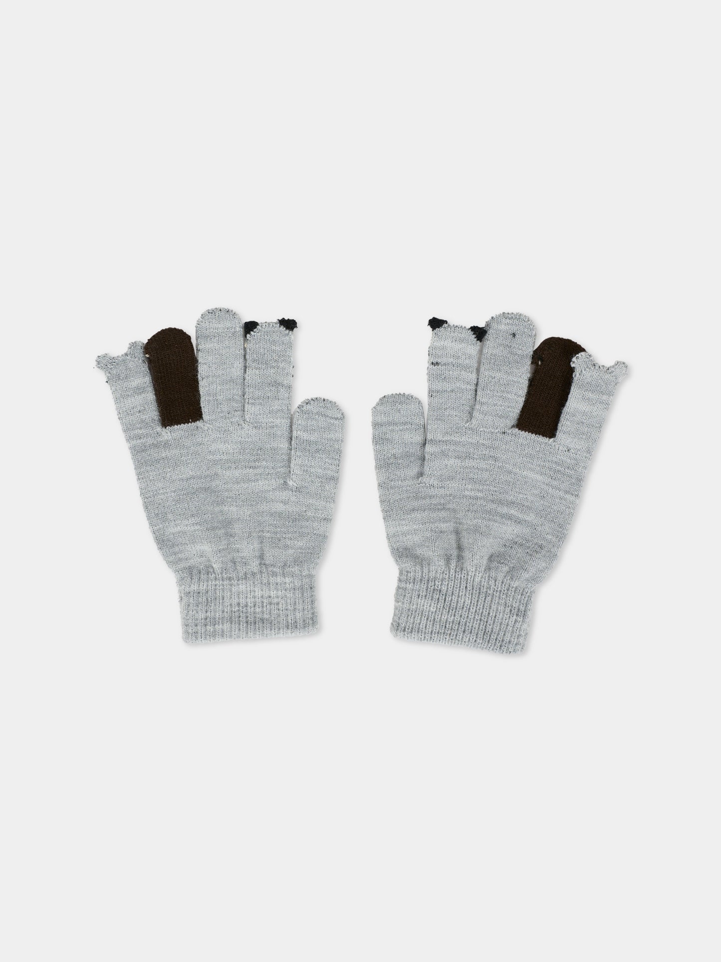 GuantI grigi per bambini con animali,Molo,7W25S203 1046