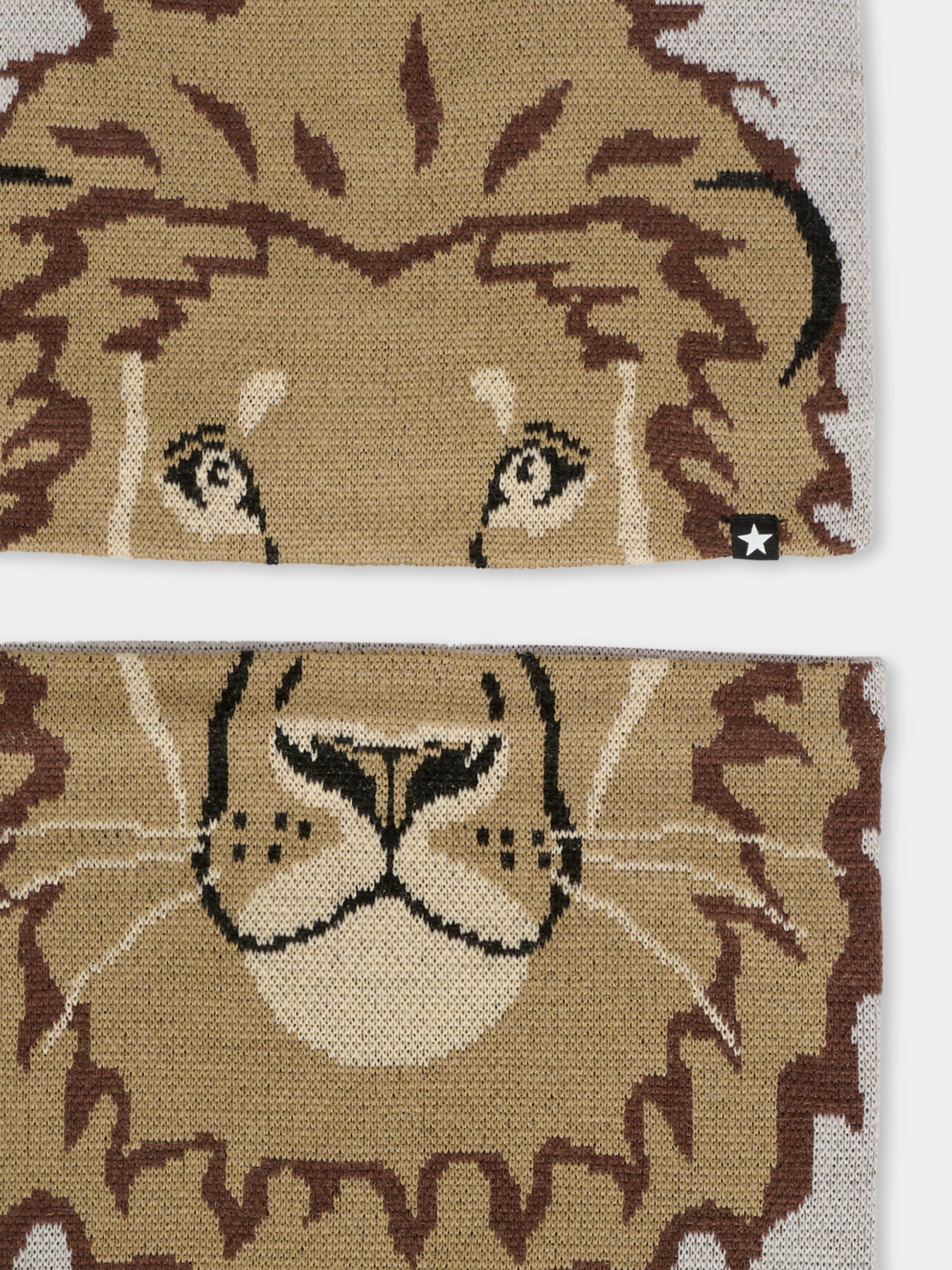 Set accessori Kleo grigio per bambino con leone,Molo,7W25S302 9668