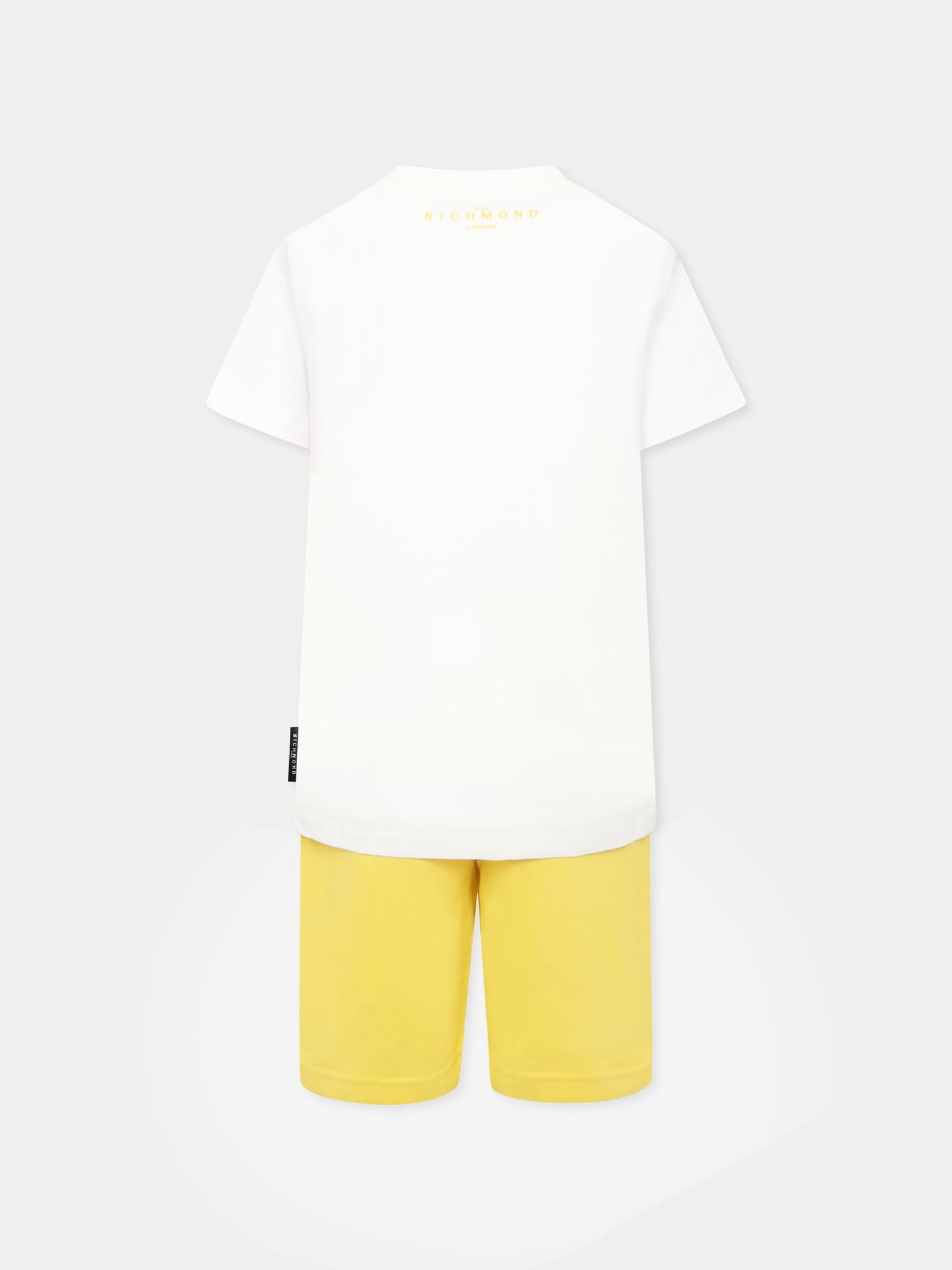 Completo giallo per bambino con logo,Richmond,RBP25008CJ YELLOW