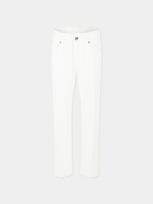 Jeans bianchi per bambino,Richmond,RBP25096JE DENIM WHITE