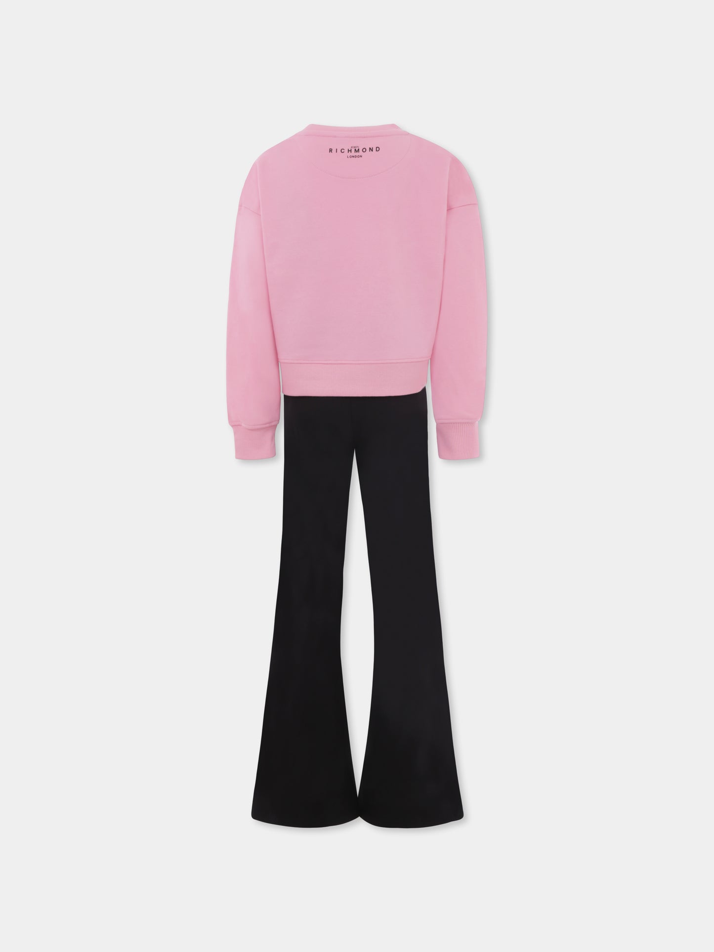 Completo rosa per bambina con logo,Richmond,RGP25004CF PINK