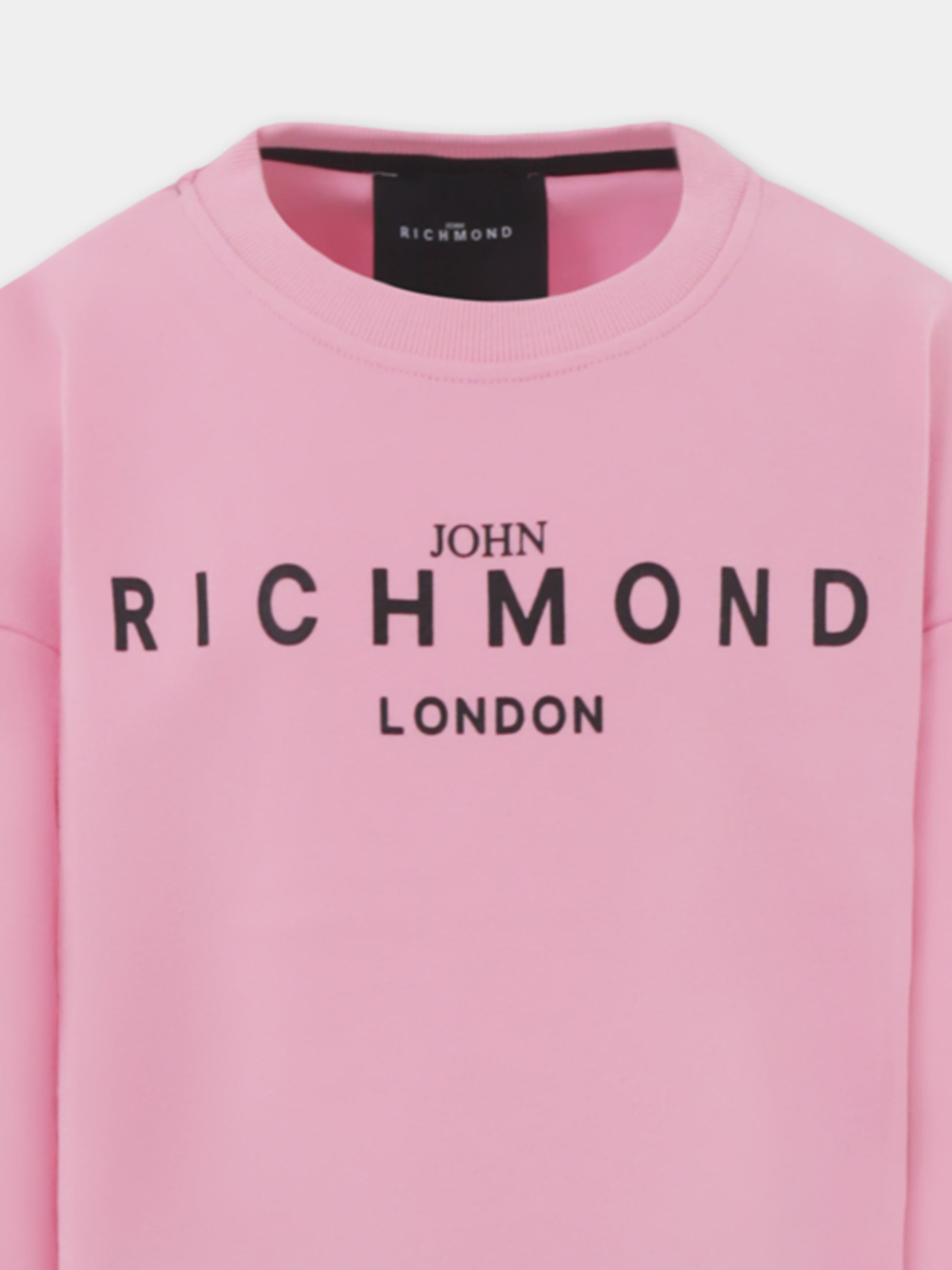 Completo rosa per bambina con logo,Richmond,RGP25004CF PINK