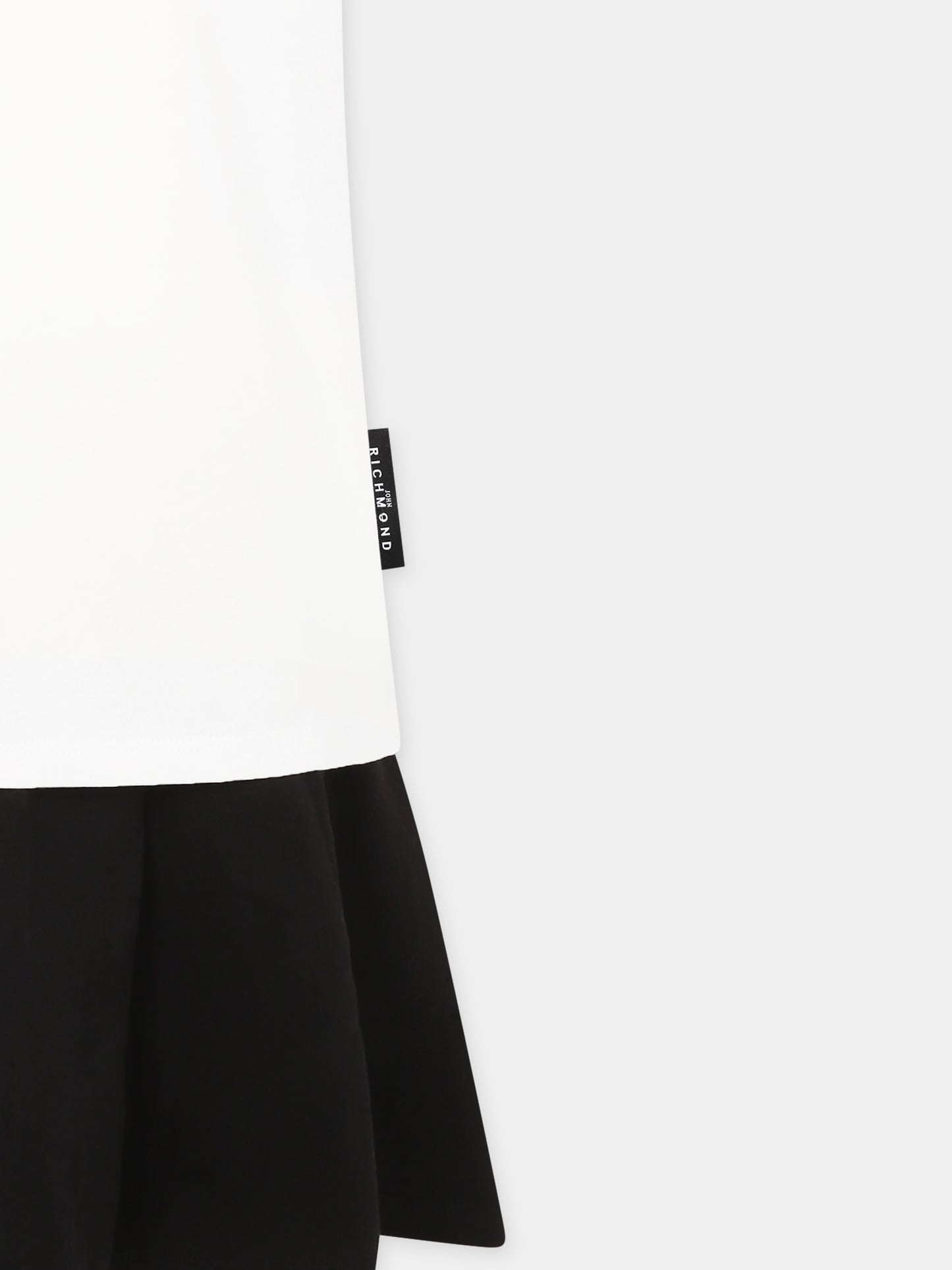 Completo nero per bambina con logo,Richmond,RGP25005CJ BLACK