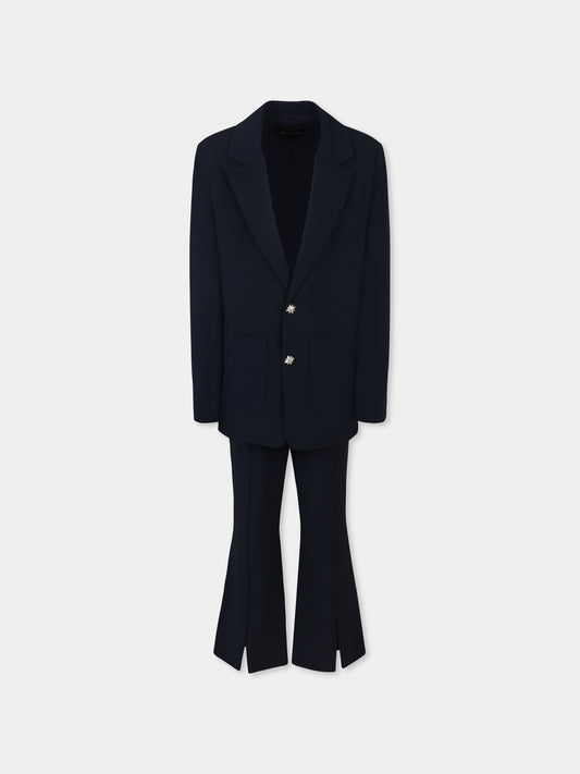 Completo blu per bambina,Richmond,RGP25209JP BLUE