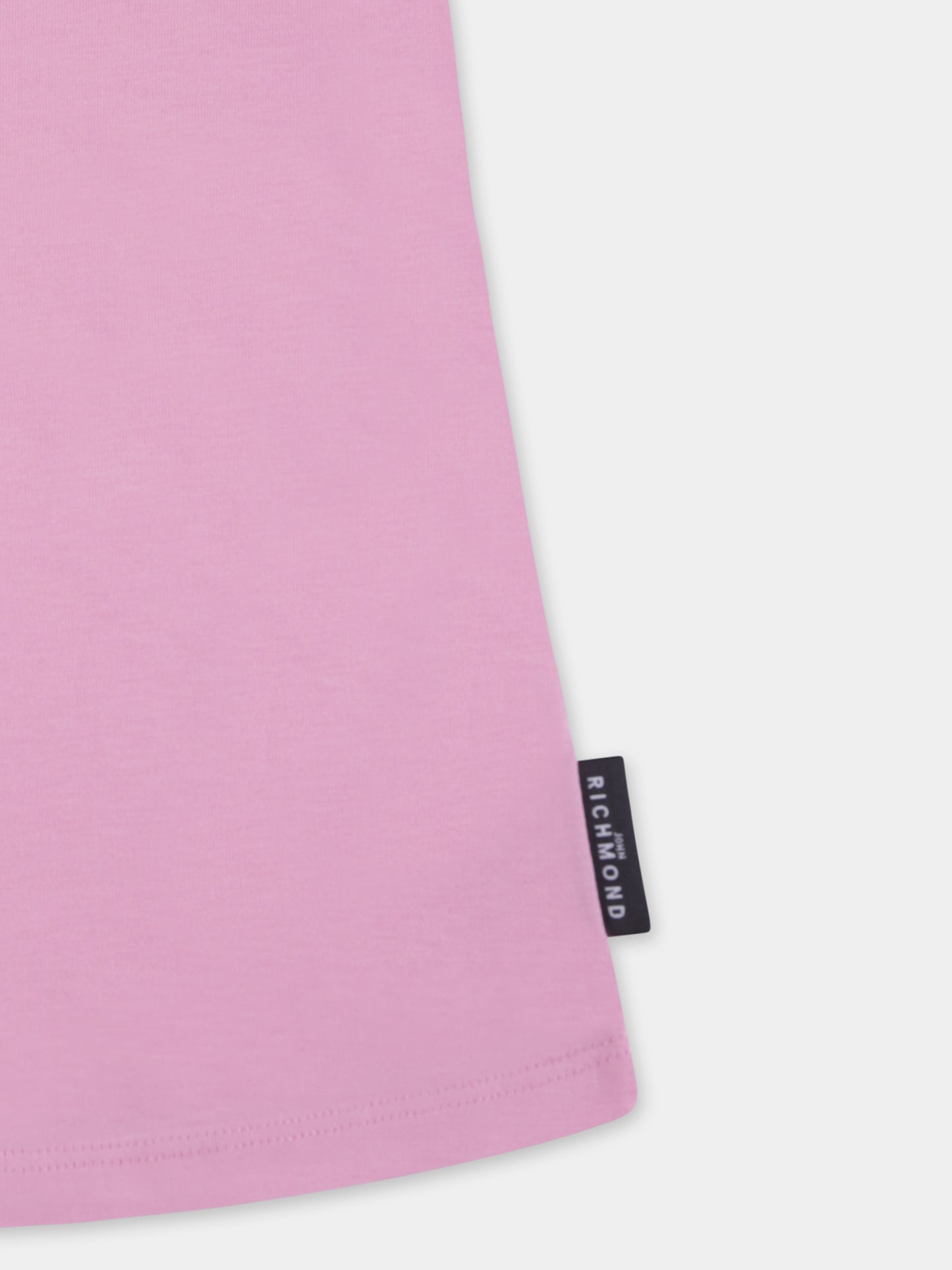 Vestito rosa per neonata con logo,Richmond,RIP25006VE PINK