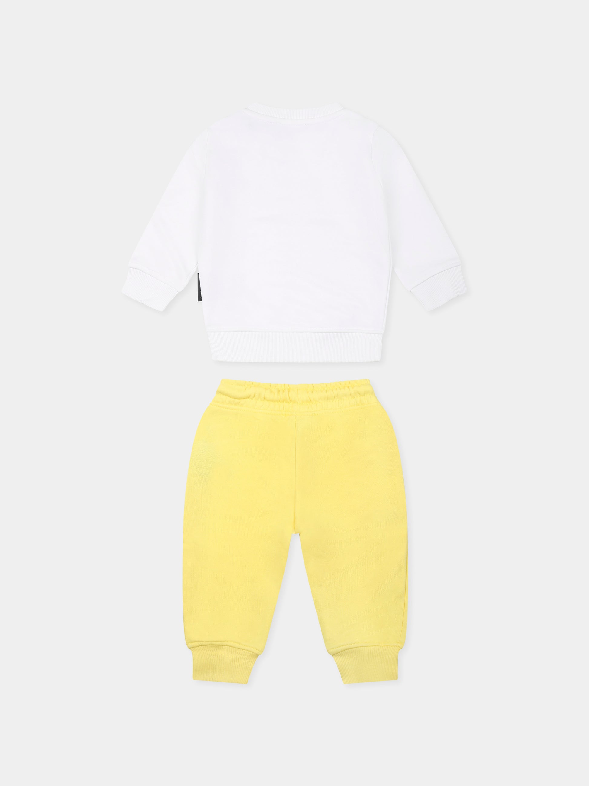 Completo giallo per neonato con logo,Richmond,RIP25013CF YELLOW