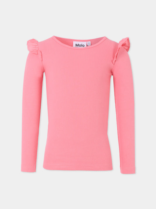 T-shirt  Rasmine rosa per bambina,Molo,2W25A407 8896