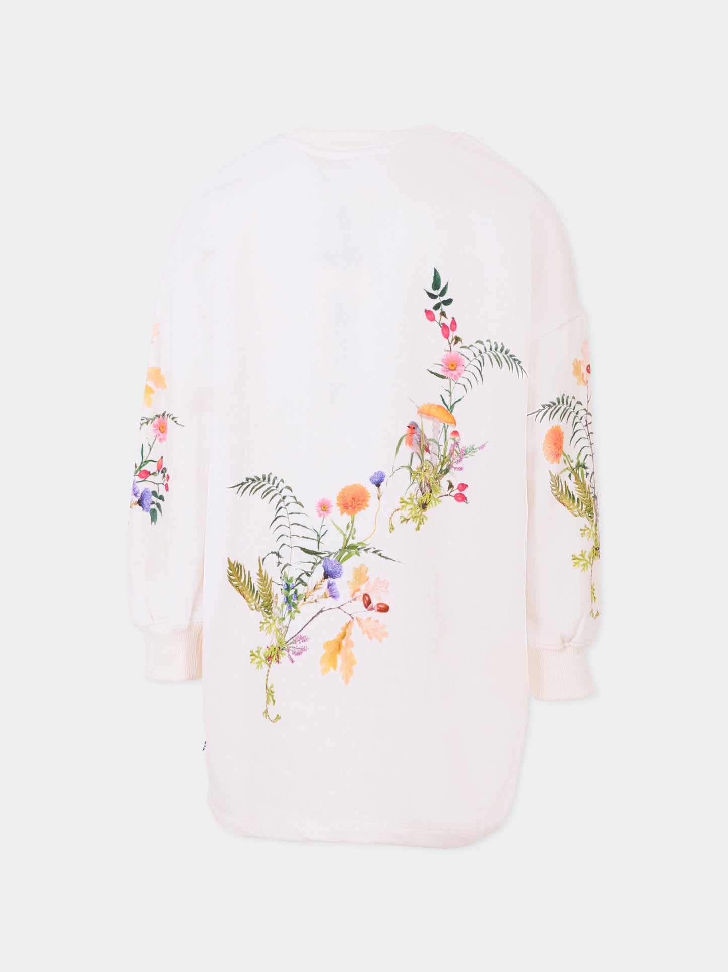 Vestito Cyrella avorio per bambina con stampa cervo,Molo,2W25E233 9695